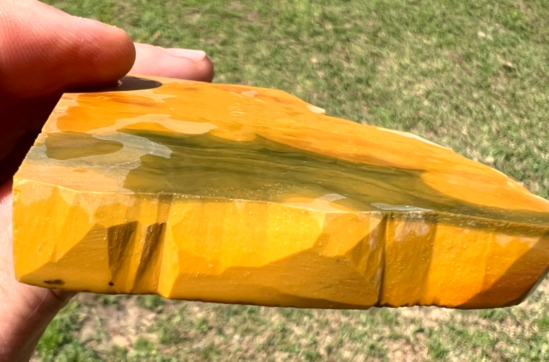 Kambaby Ocean Jasper - Madagagascar - beautiful for polishing, cabbing - 136g