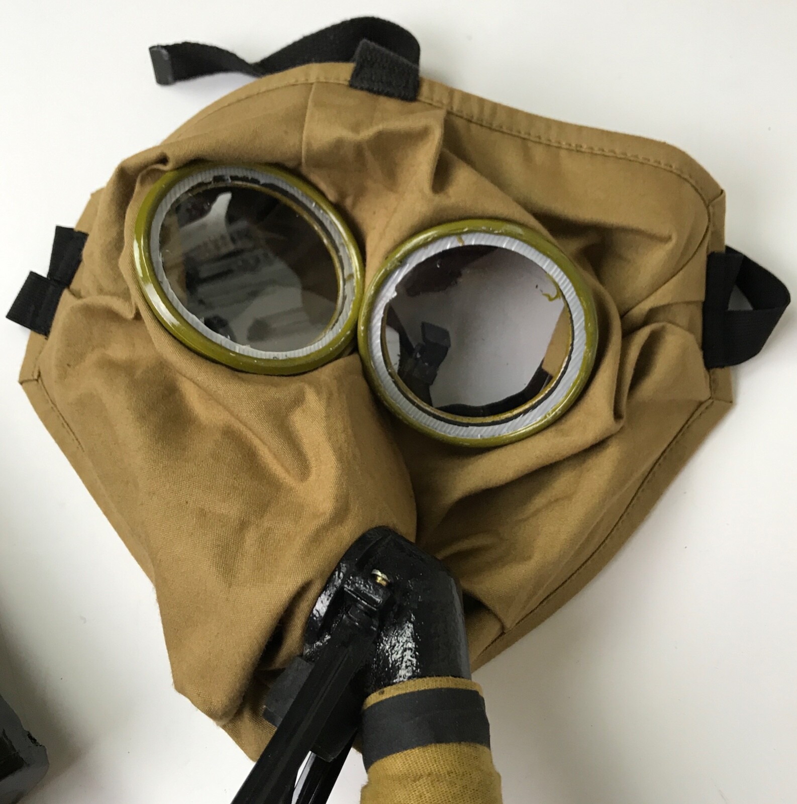 WWI US M1917 US ARMY SBR GAS MASK & CARRY BAG