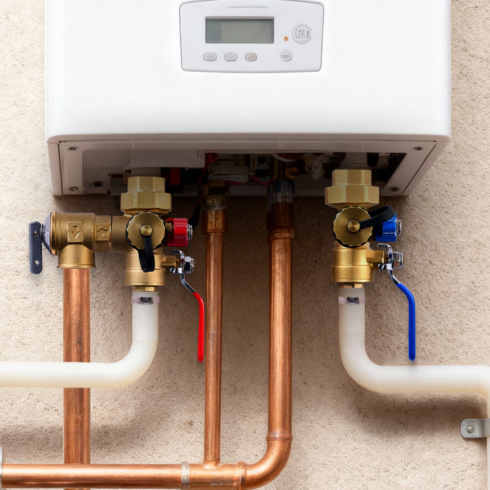 VEVOR Water Heater Kit 3/4" Water Heater Flush Kit with 2PCS Isolation Valves