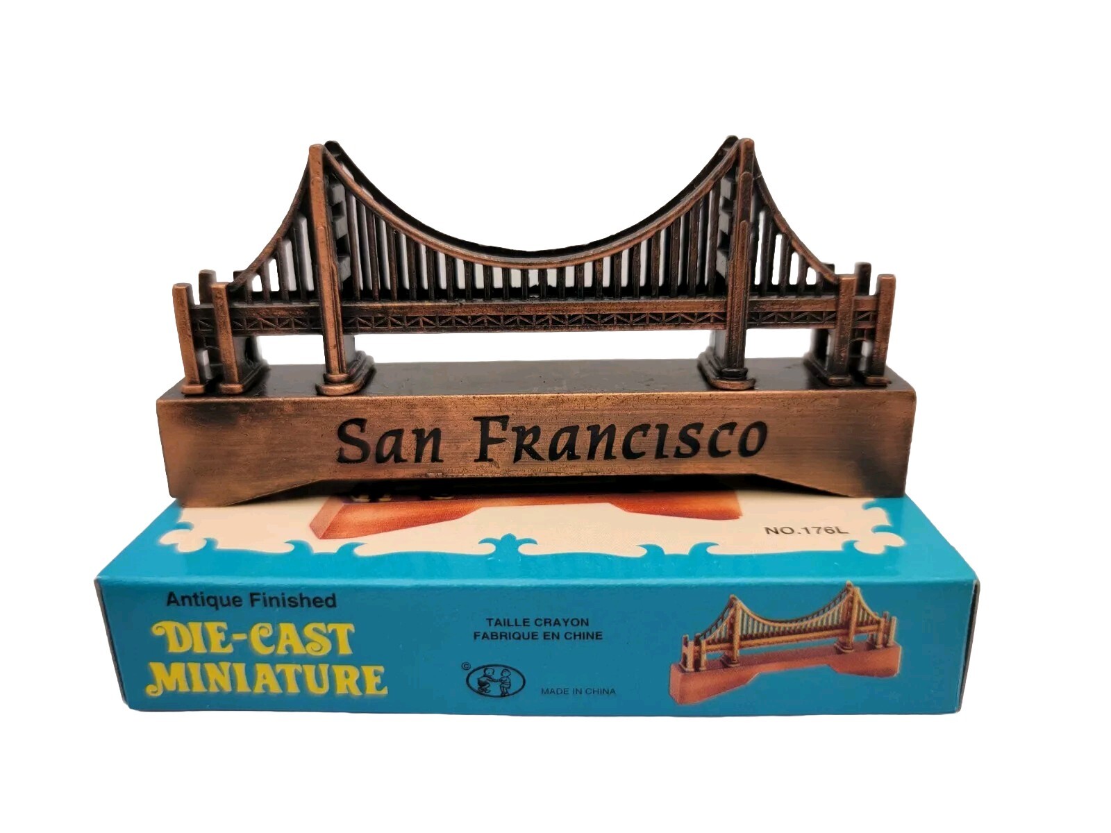 San Francisco Golden Gate Bridge Pencil Sharpener Miniature Die Cast Souvenir