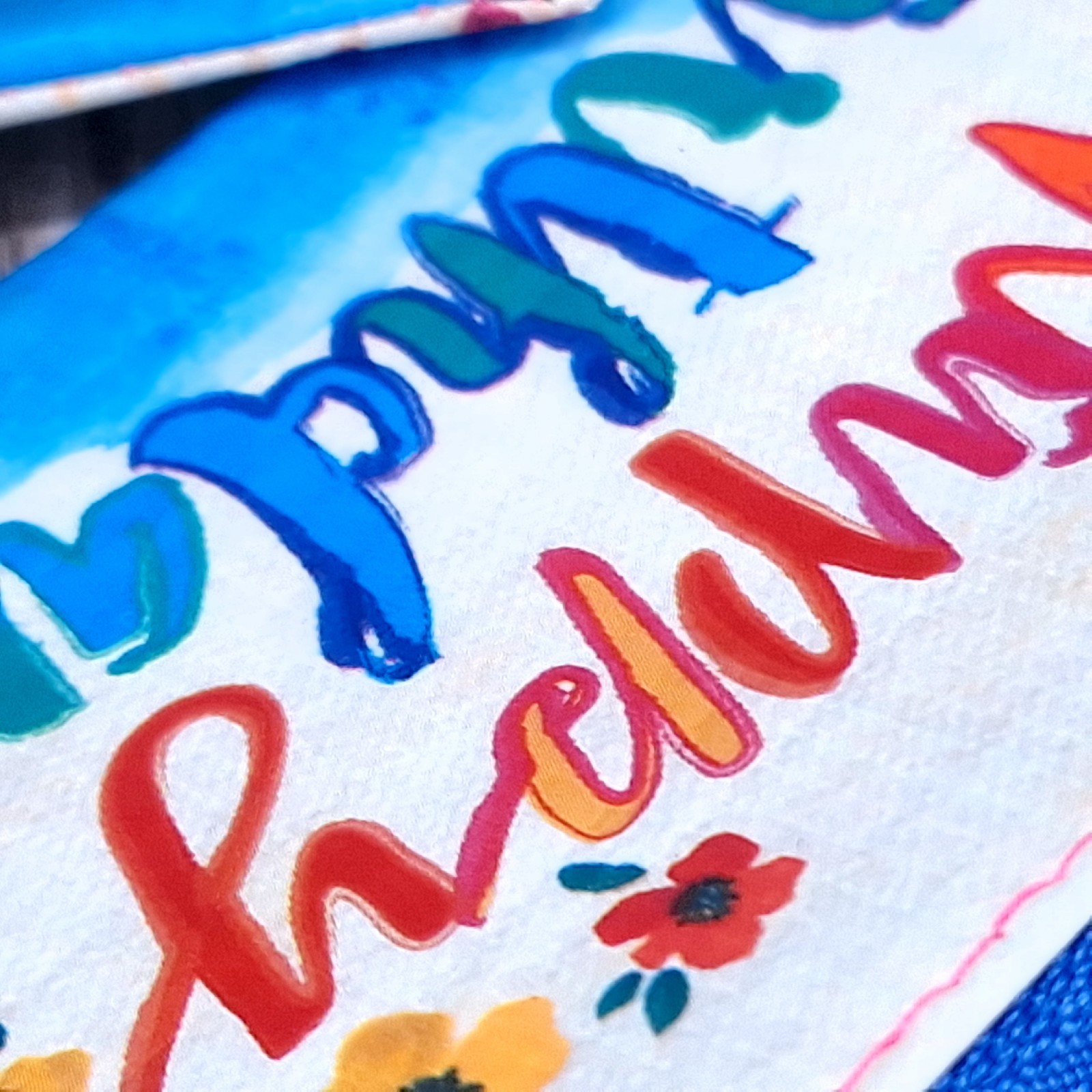 Natural Life Happy Birthday BOHO Recycled Coin Purse Gift Pouches