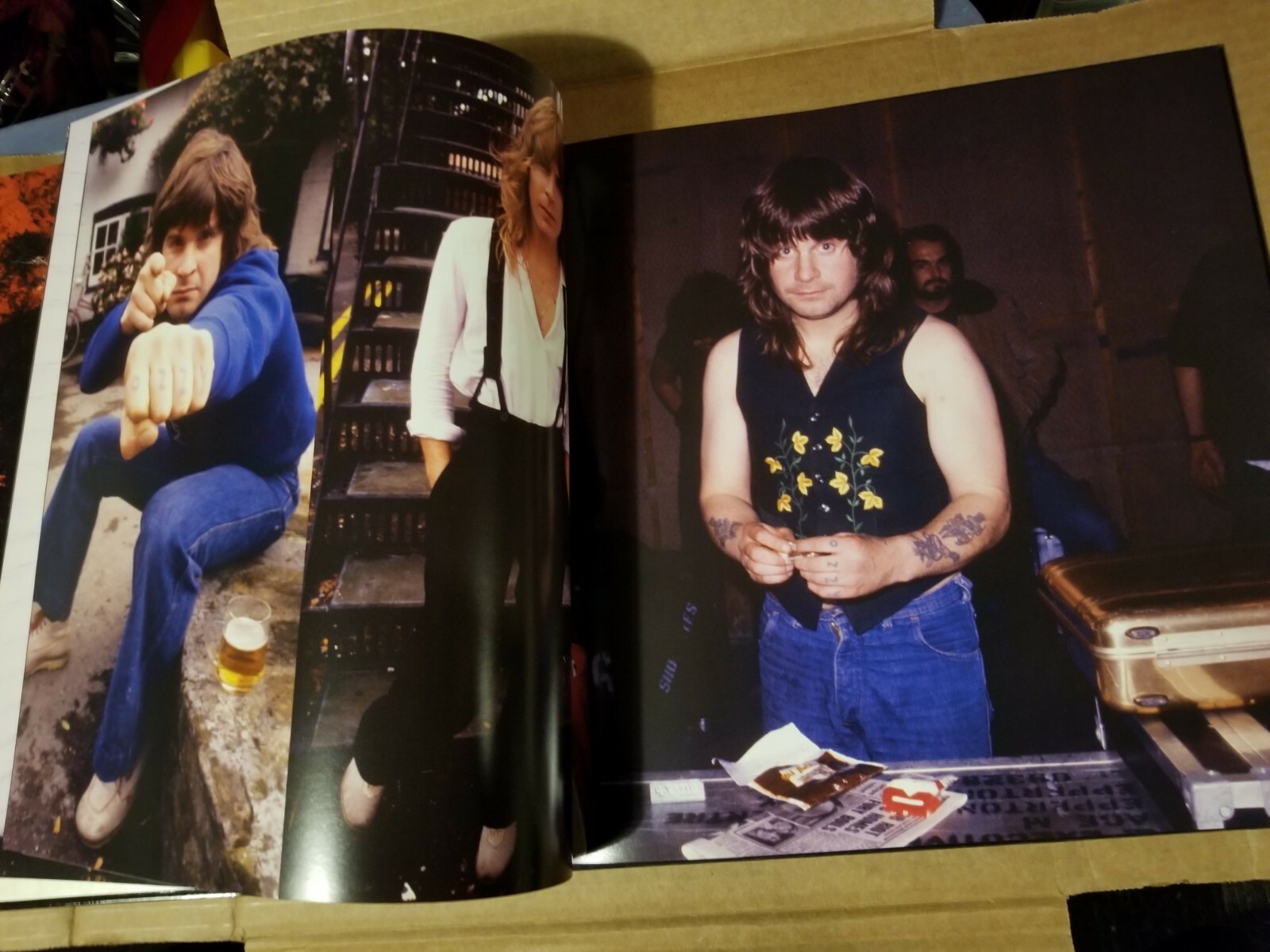 RANDY RHOADS OZZY OSBOURNE LARGE BLIZZARD OF OZZ ERA 88 PAGE COFFEE TABLE BOOK