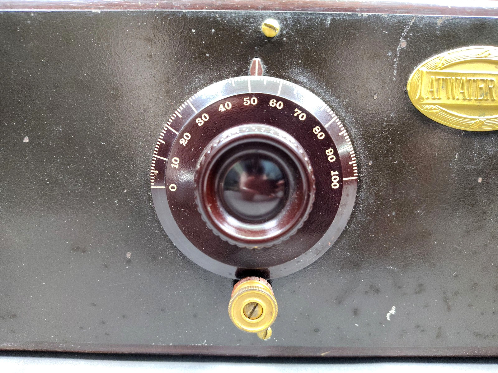 Atwater-Kent Model 33 Antique Vintage Tube & Bakelite Radio AC Receiver AS-IS