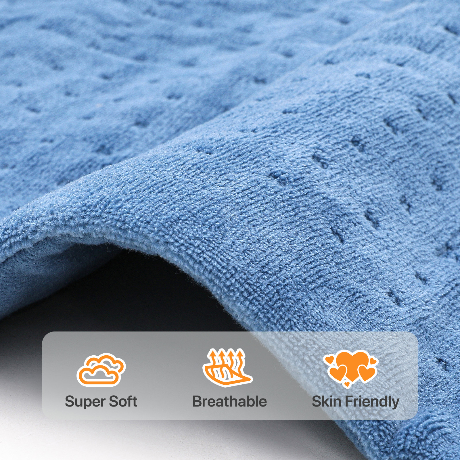 24"x20" Electric Heating Pad 6 Heat Levels Muscle Cramp Back Pain Relief Warmer