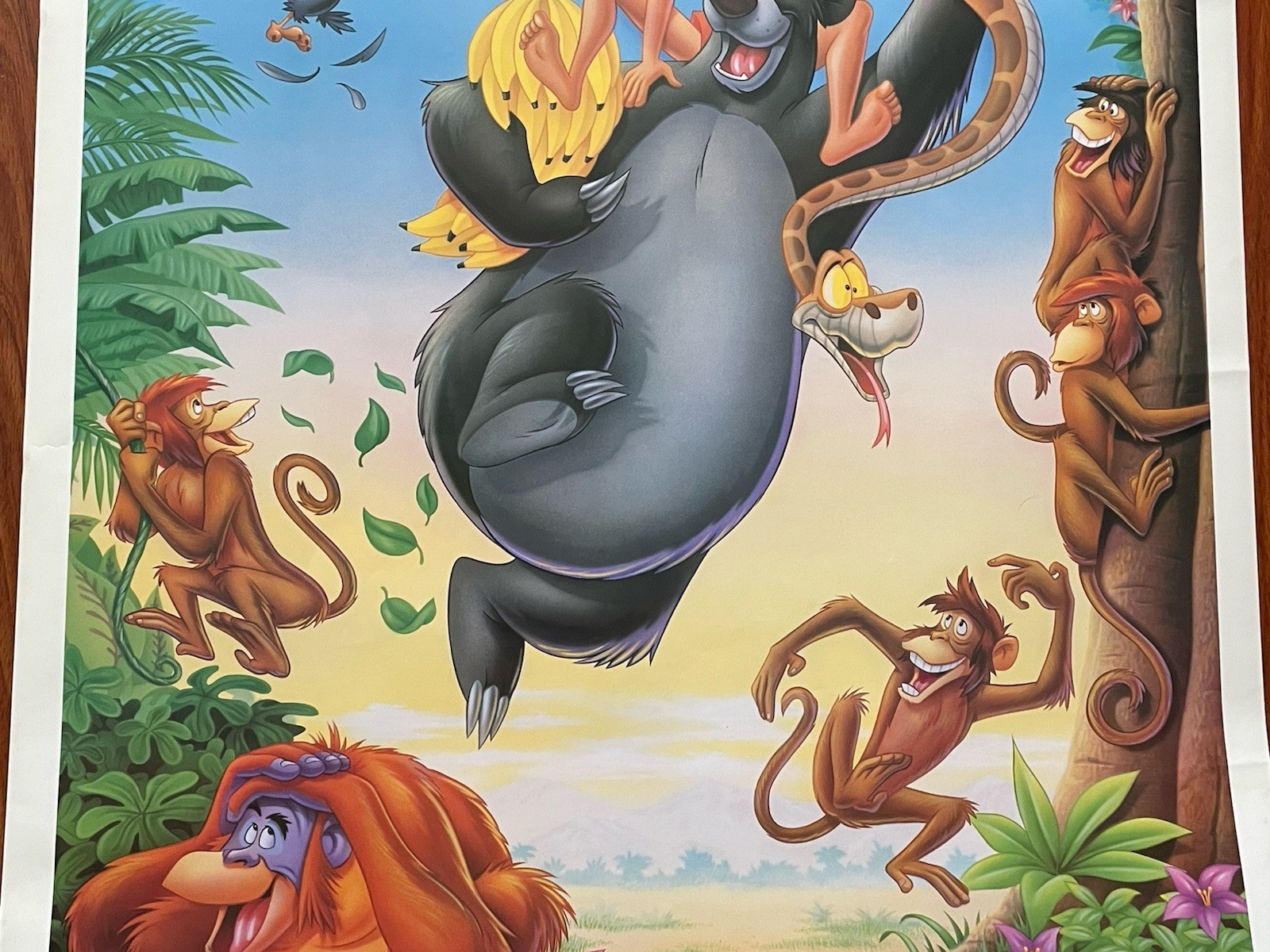 Disney THE JUNGLE BOOK French Original Movie Theater Poster 41”x 27”