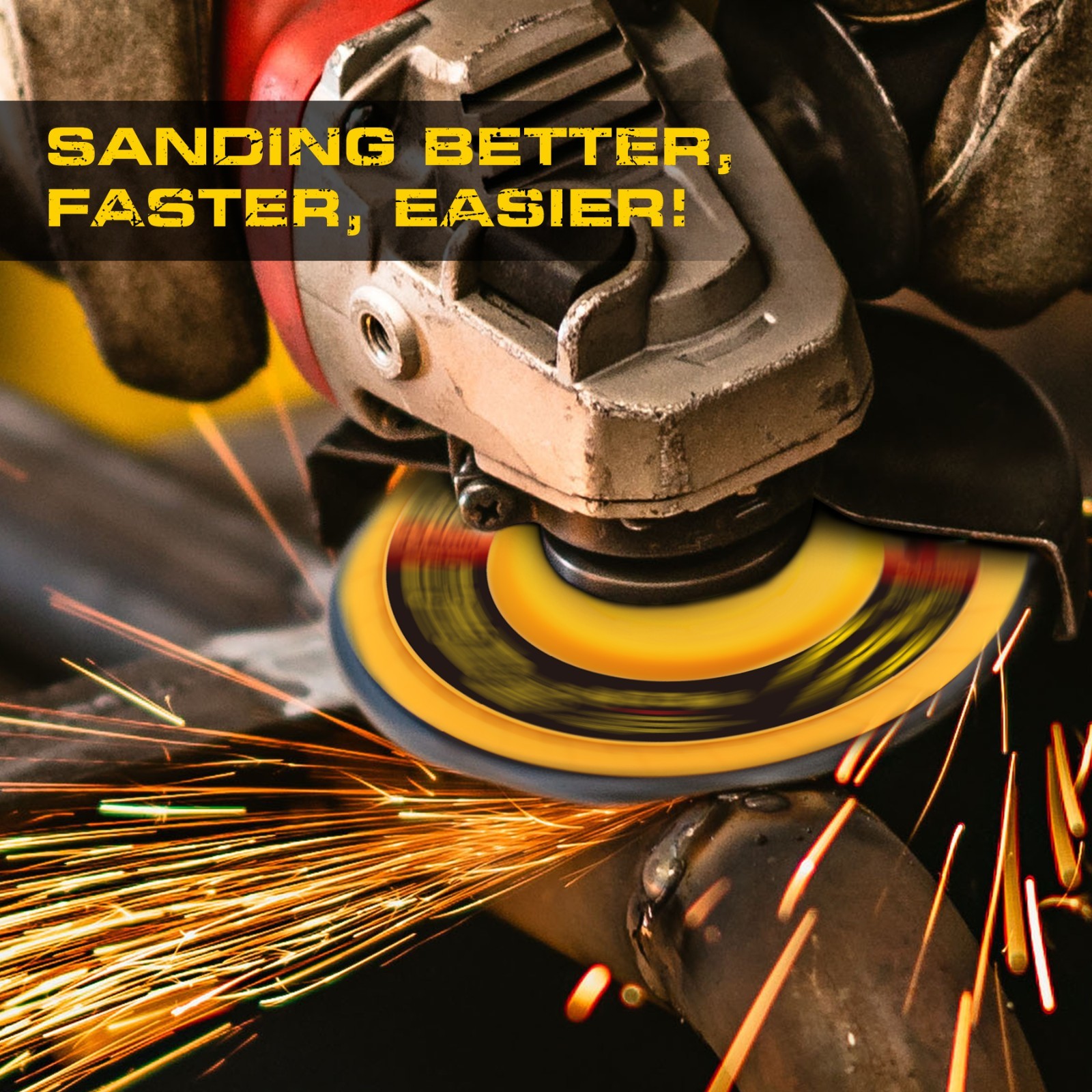 40PC 4-1/2" Tool-Free Flap Discs 40 Grit Zirconia T27 for Angle Grinder Grinding