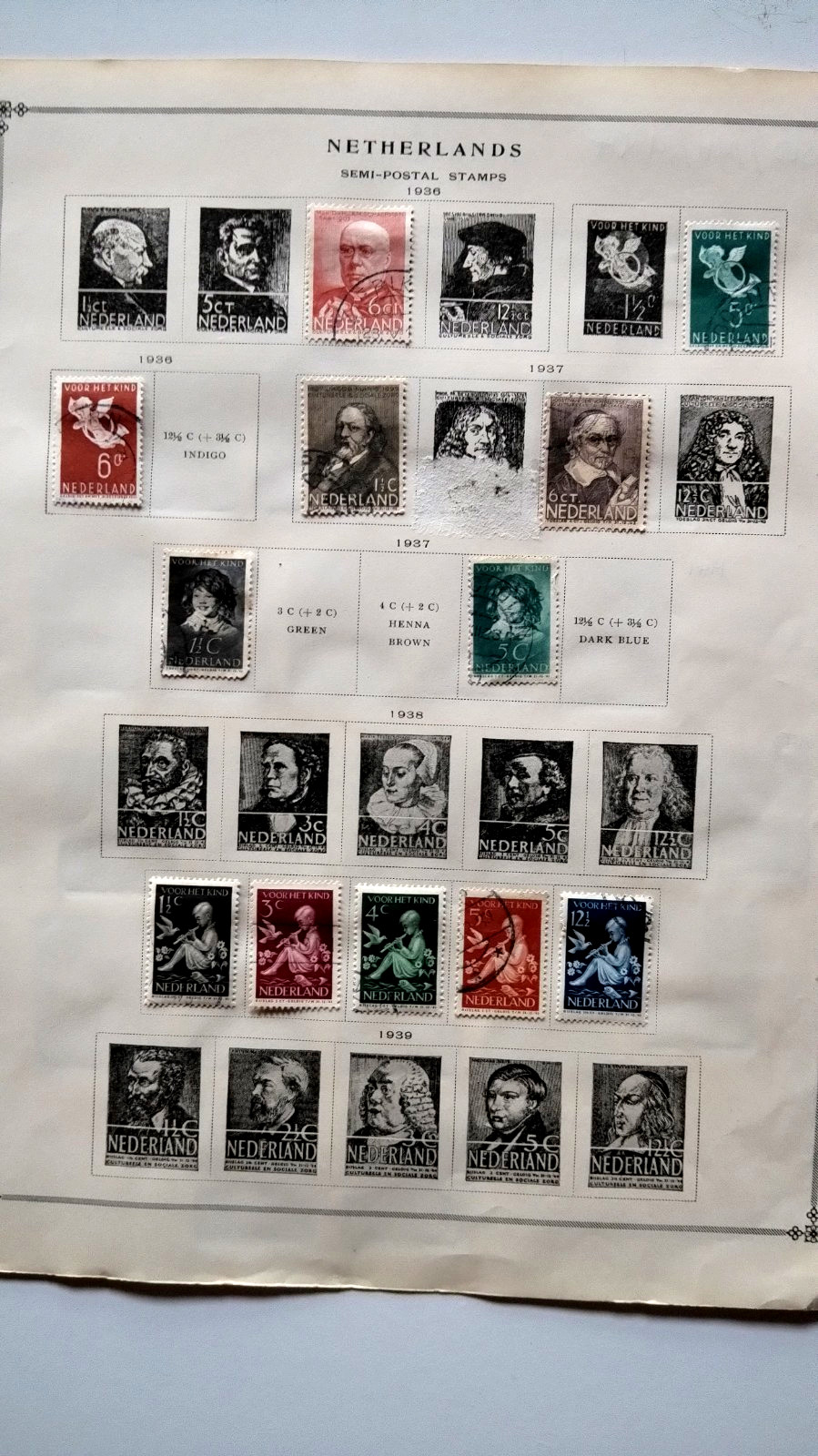 Netherlands Stamp Collection- Used / MH / MNH On Pages / Stock Cards