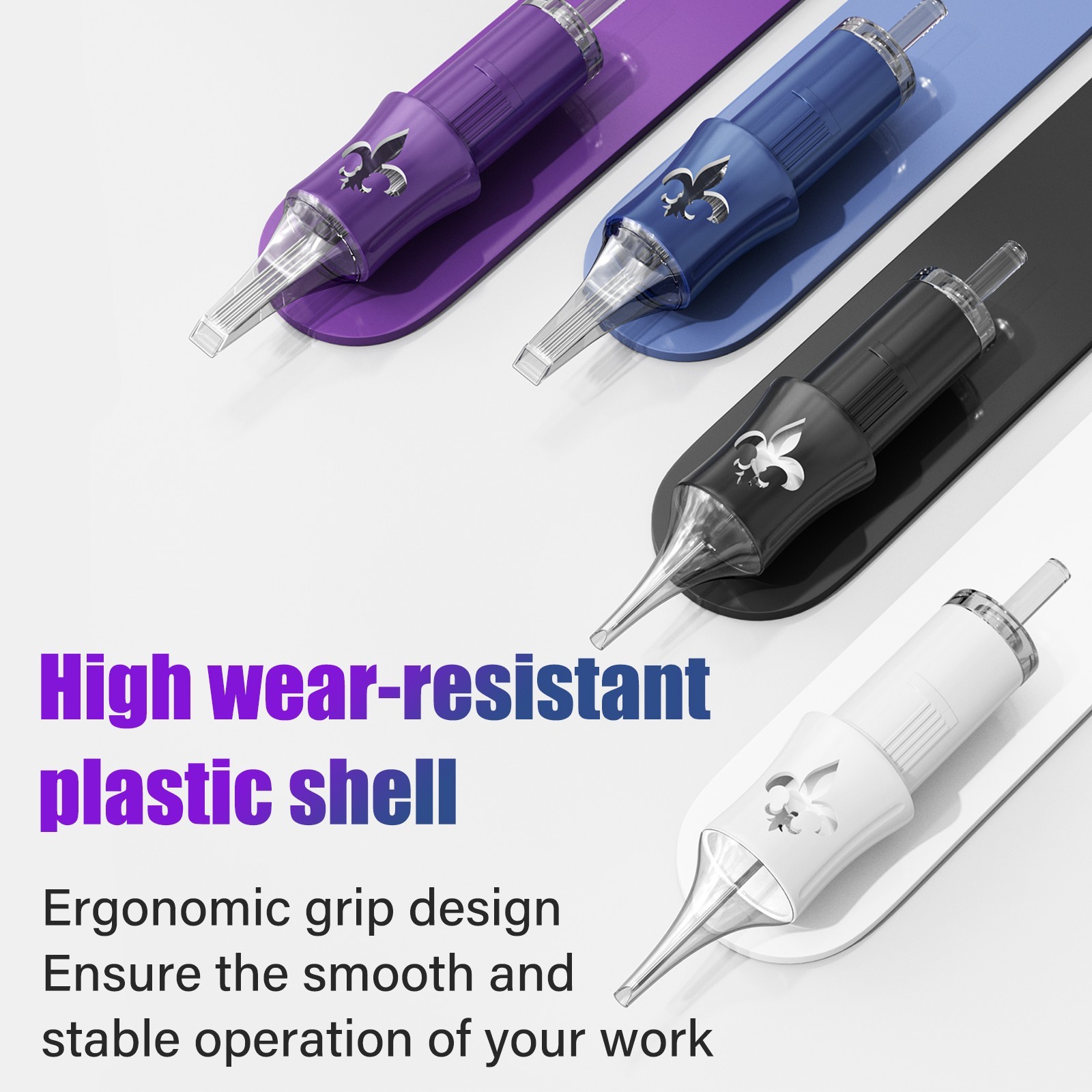 50Pcs Mixed Professional Sterile Tattoo Needle Cartridges Size RL RM RS M1