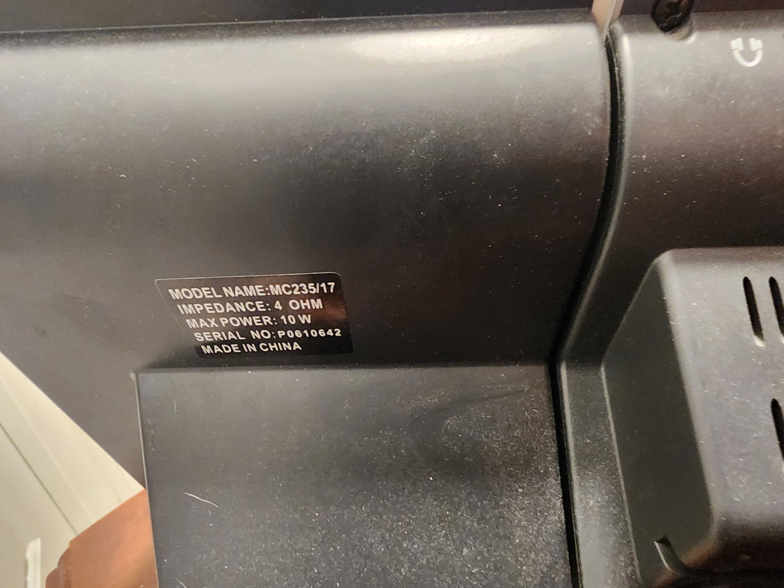 Philips Micro System MC235/37 CD Player AM/FM Radio Stereo No Remote