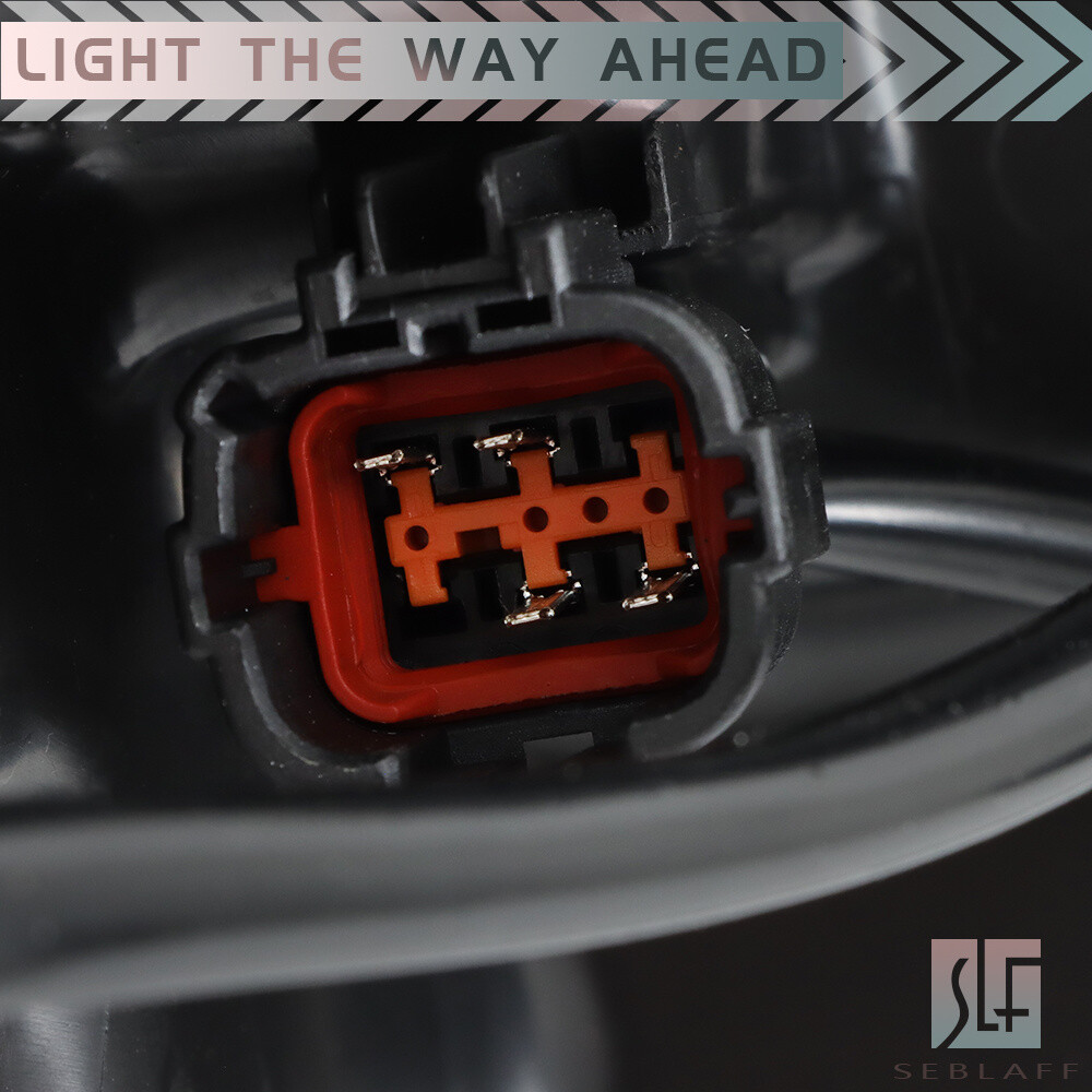 For 2014 2015 2016 Nissan Rogue Headlight Halogen Chrome Clear Left+Right Side