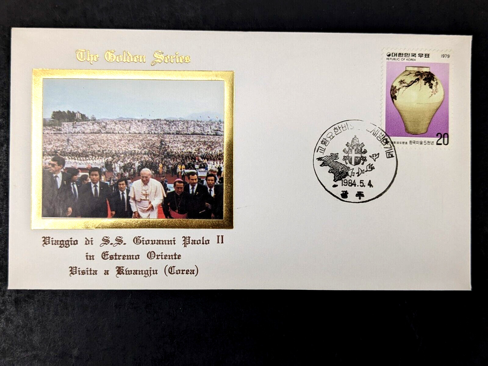 Pope John Paul II, The Golden Series Trip to Asia & Alaska 14 Covers Plus Stamps
