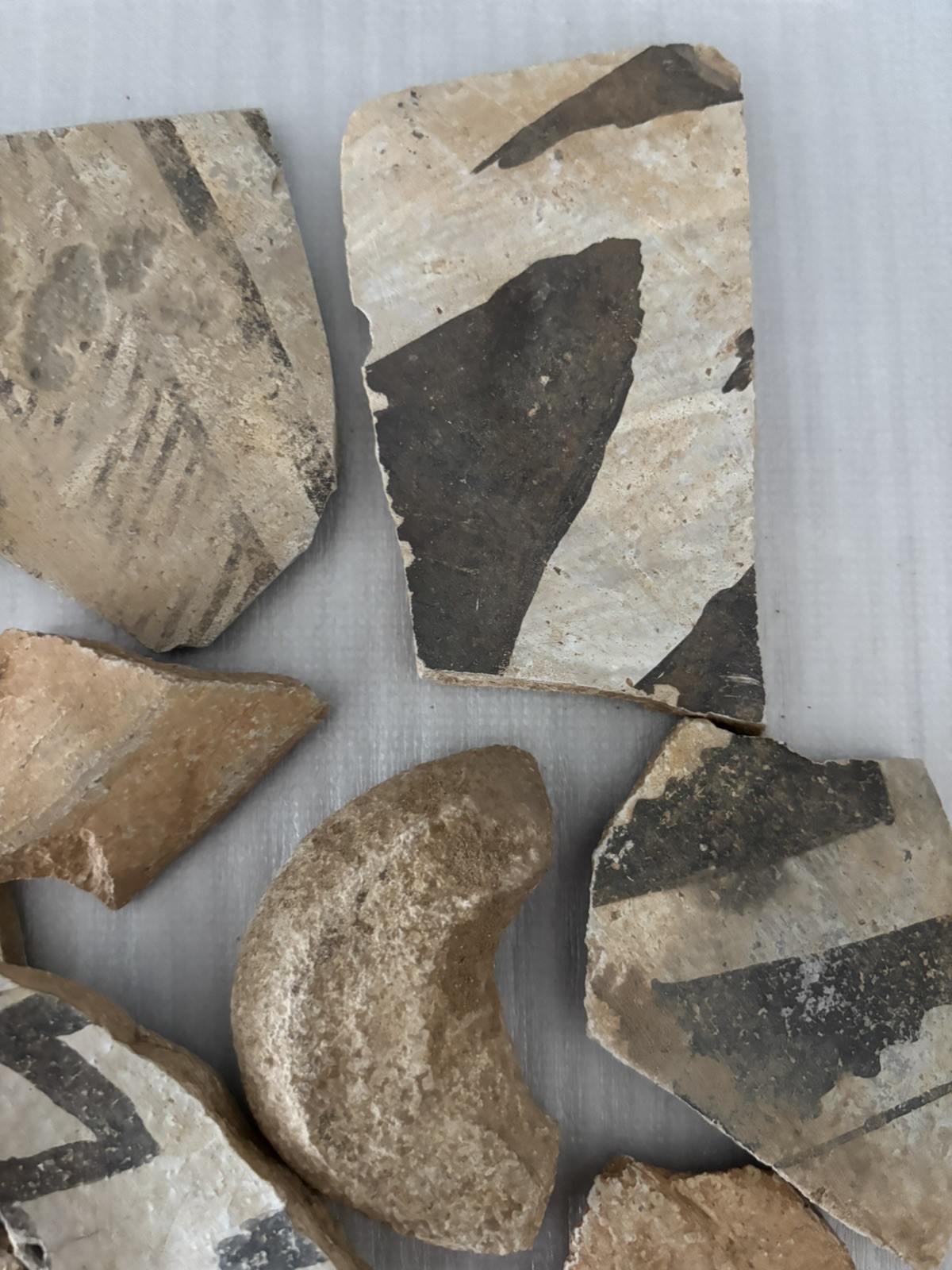 15+ Ancient Anasazi Native American 1-4” Pottery Shards Arizona L10-B FREE SHIP