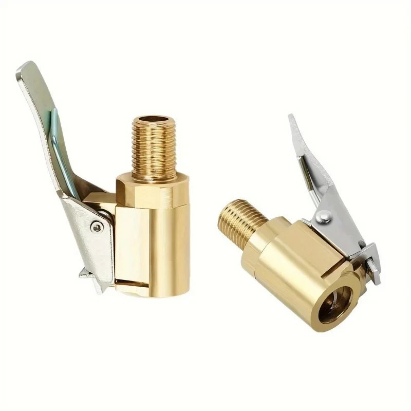 Heavy Duty Brass Tire Air Chuck Locking Quick Connect Inflator Hose Adapter 1PC✅