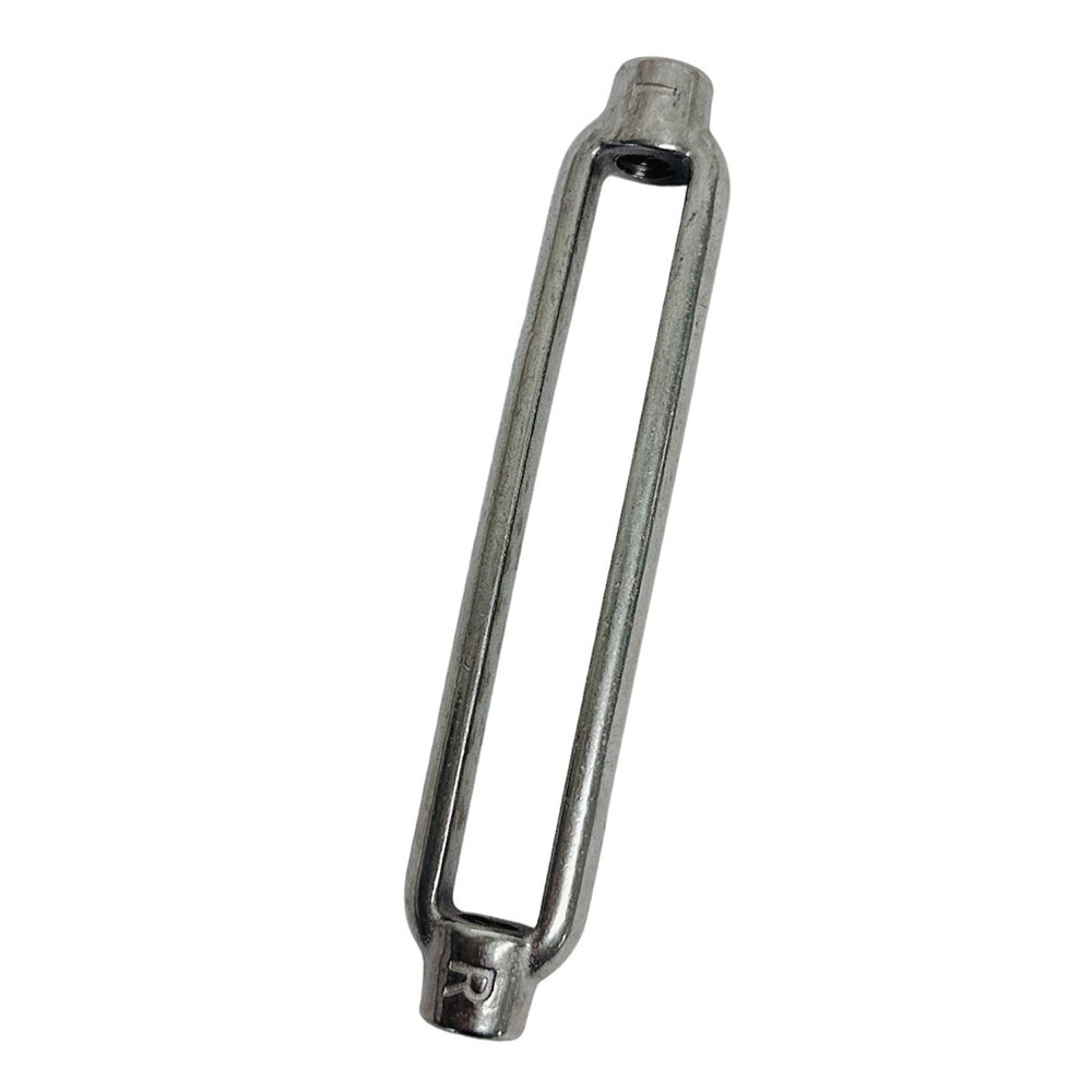 Marine Grade 1/4" x 2-3/4" Turnbuckle Body 450 Lbs WLL, Stainless Steel T316