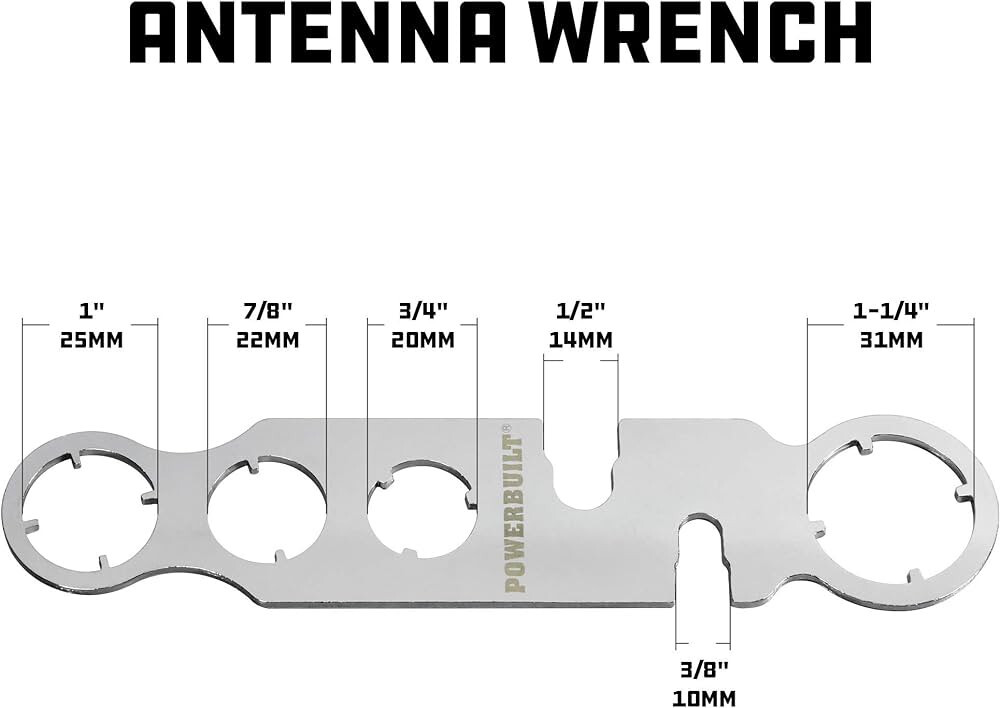 Performance Tool - Antenna Wrench (Part # W80231) **Works on Most Vehicles**