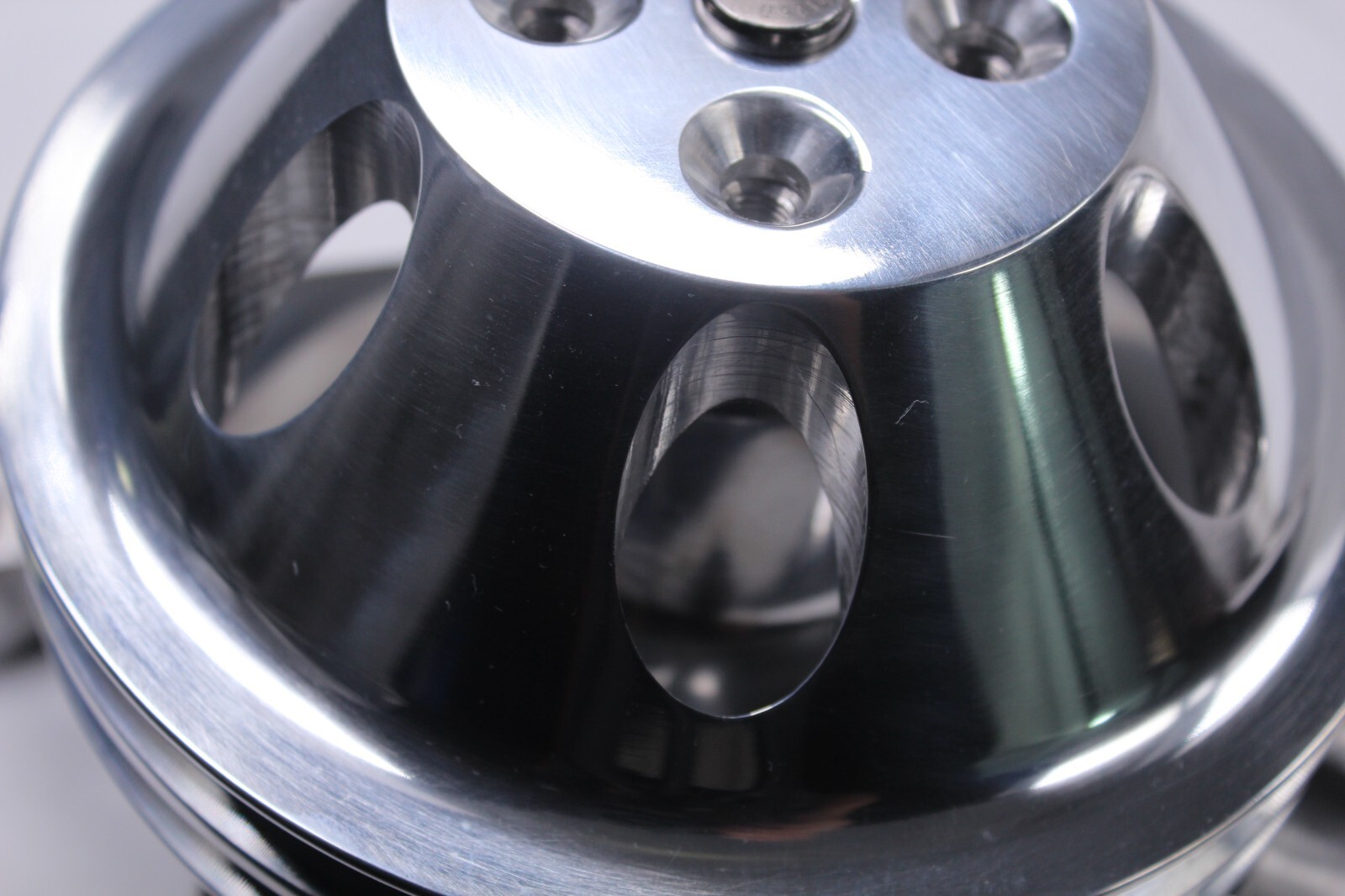 SB Chevy Water Pump Pulley SHORT 2 Grooves Double SWP SBC 350 383 400 Aluminum