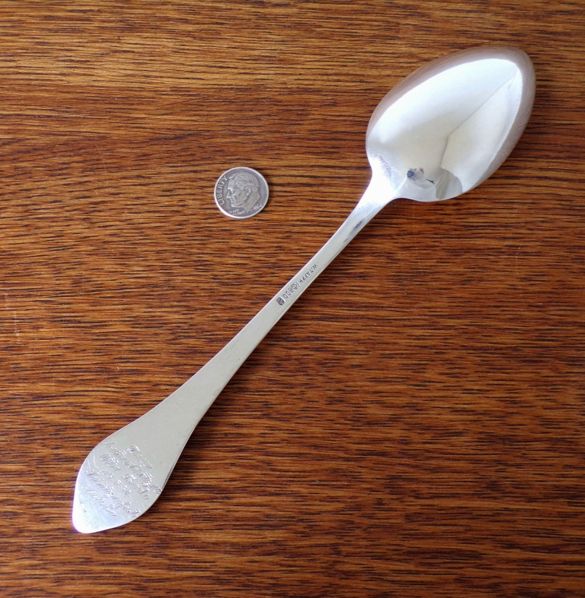 GERMAN Presentation SHOOTER FESTIVAL Award 800 Silver SERVING SPOON Rifles 54 Gr