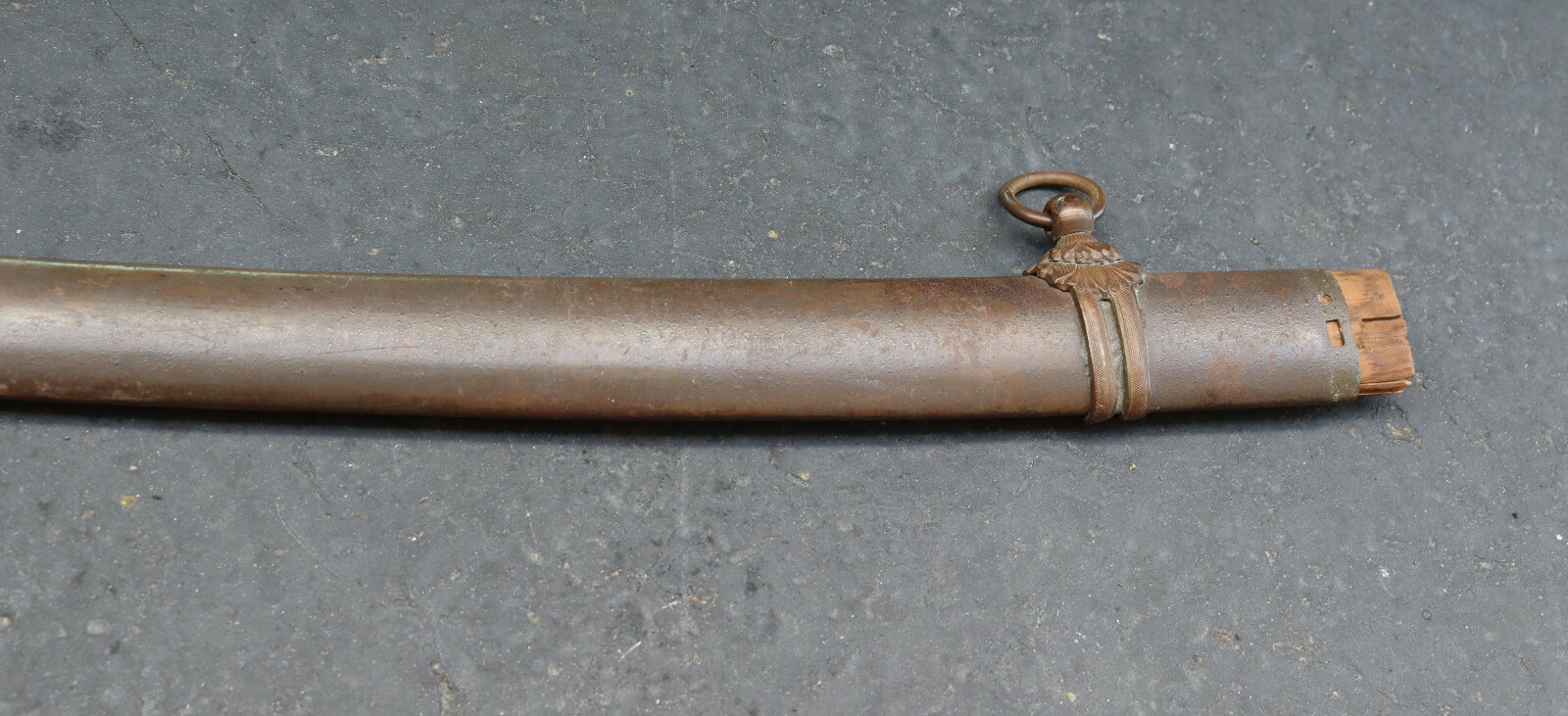 Rare Vintage NCO WWII Japanese Army Officer Sword Scabbard Sheath ONLY Katana