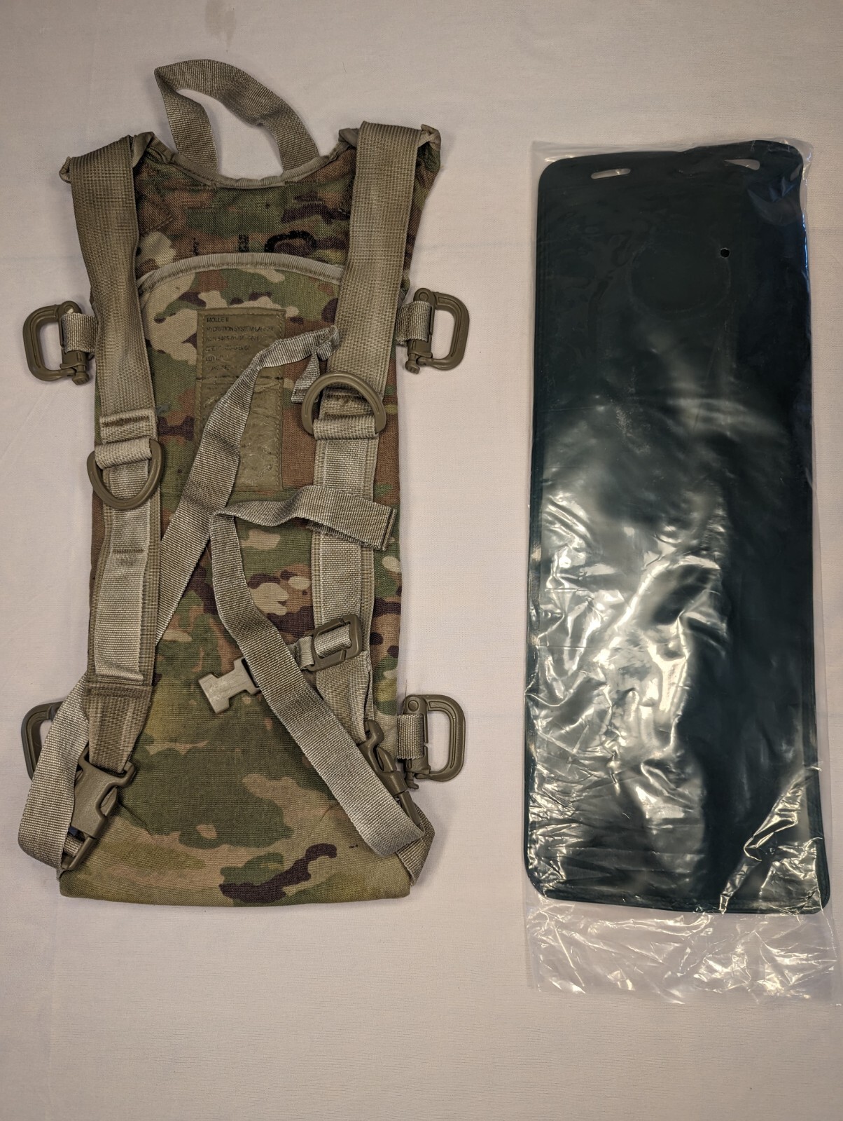 USGI OCP Multicam Molle II 3L/100oz Hydration System Carrier w/ New Bladder