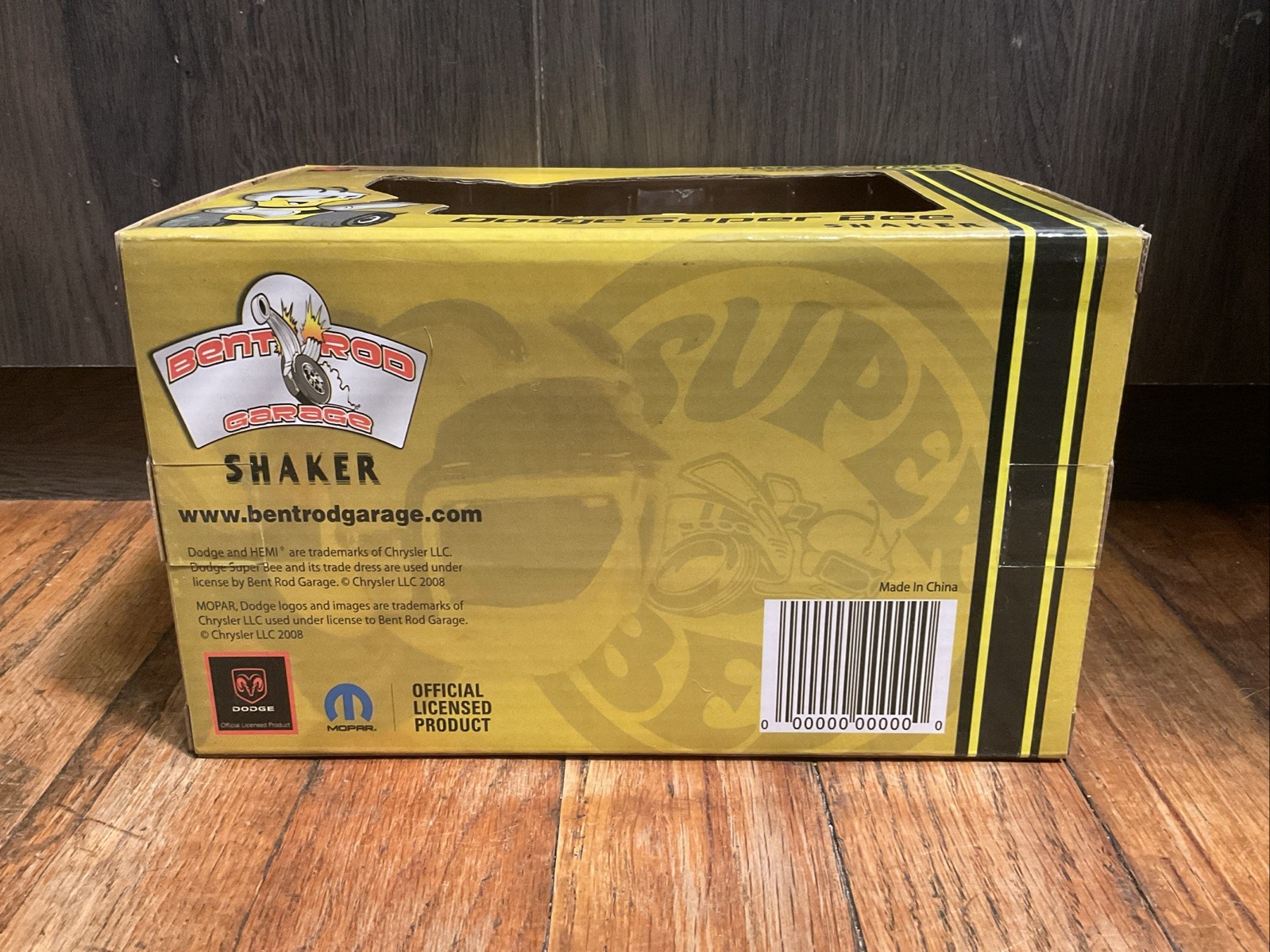 New Dodge Super Bee Bobblehead Purple Plum Bent Rod Garage Shaker Mopar