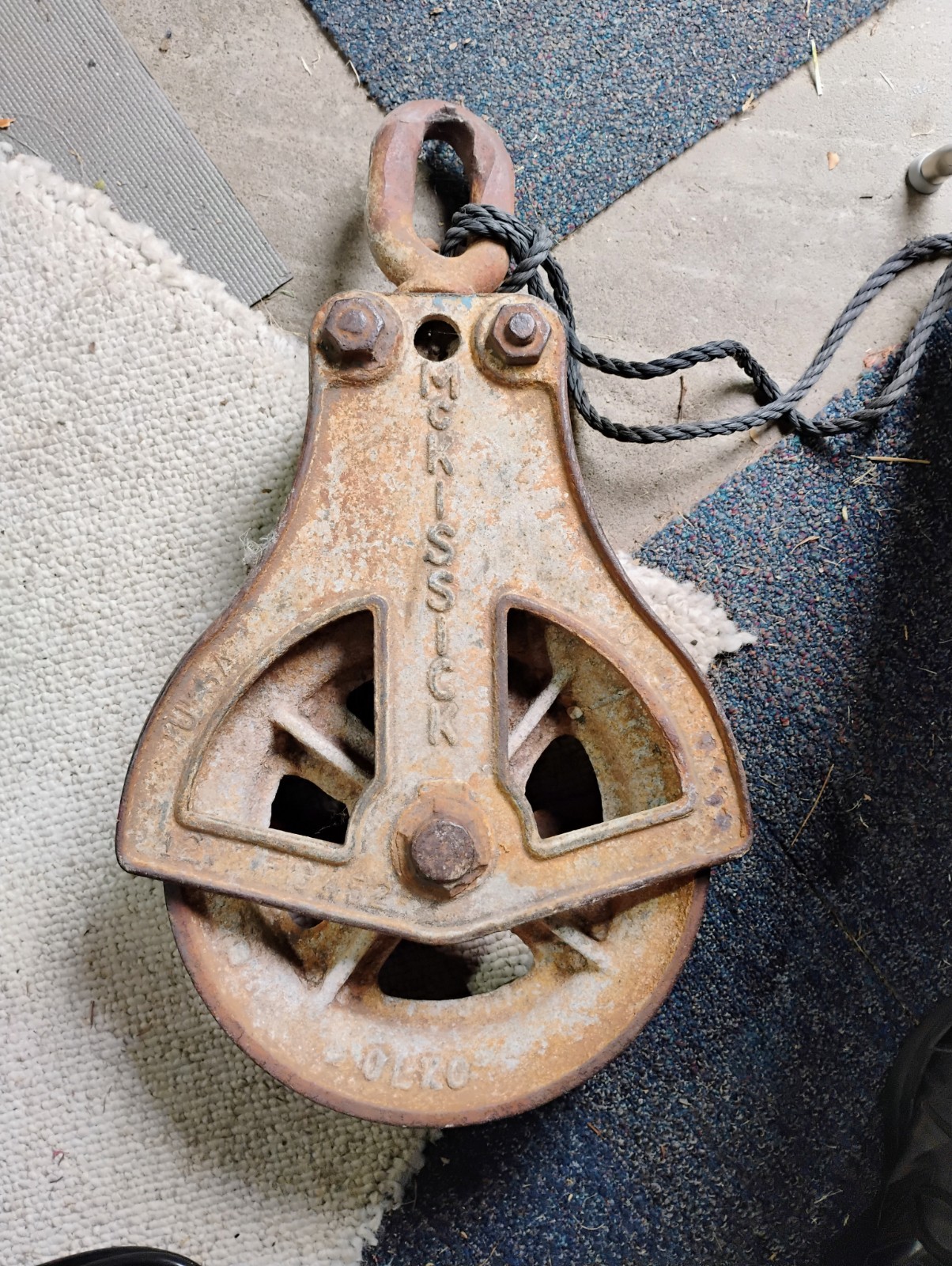 Mckissick 12" 10 Ton Pulley Block.