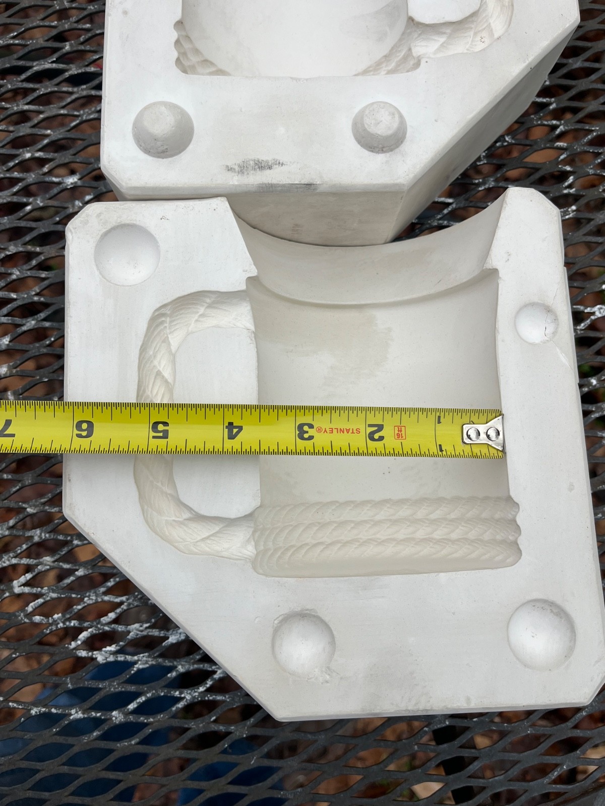 Vintage Duncan Rope Mug Slip Casting Mold 143B