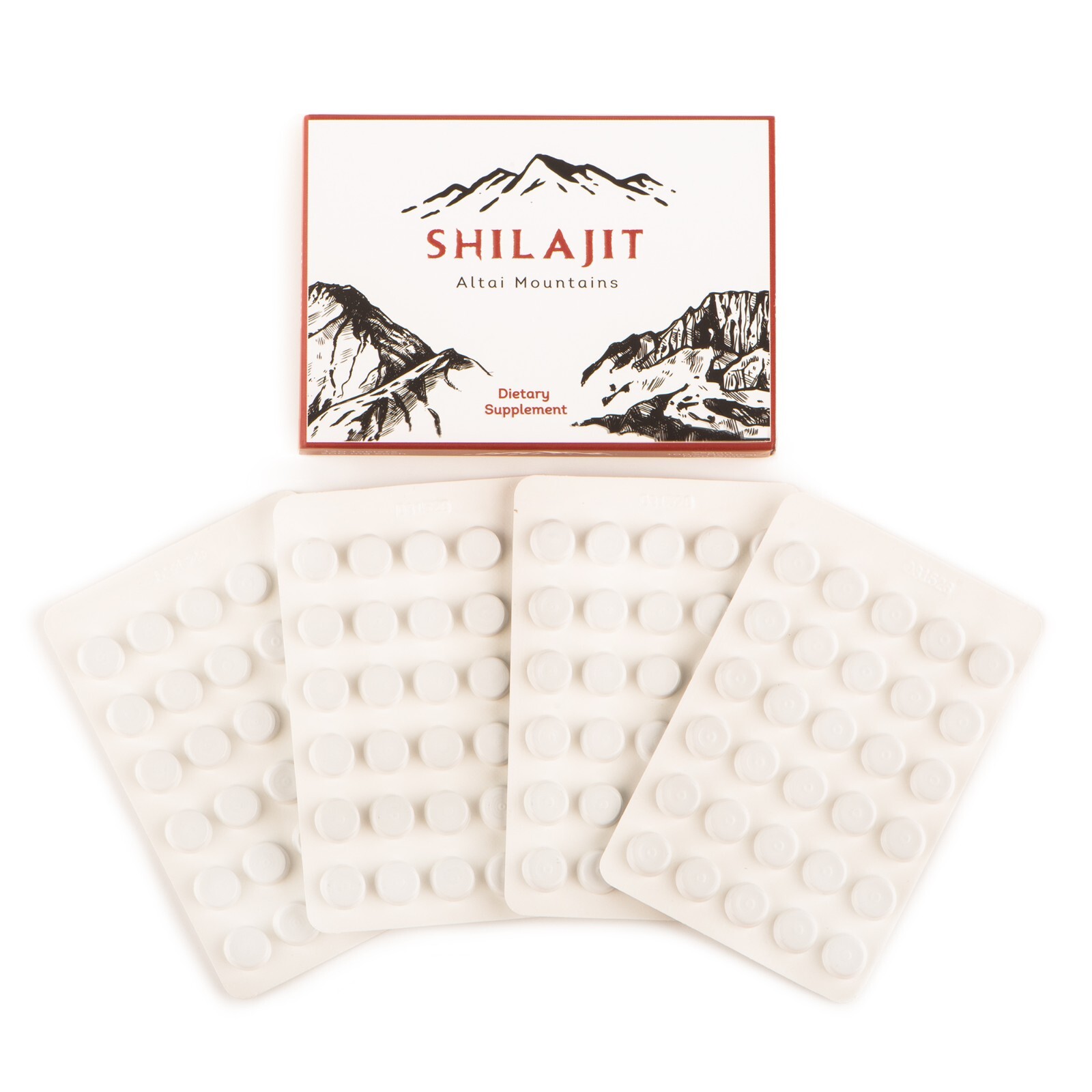 All Natural Mumijo Tablets Dietary Supplement from Altai Mountains