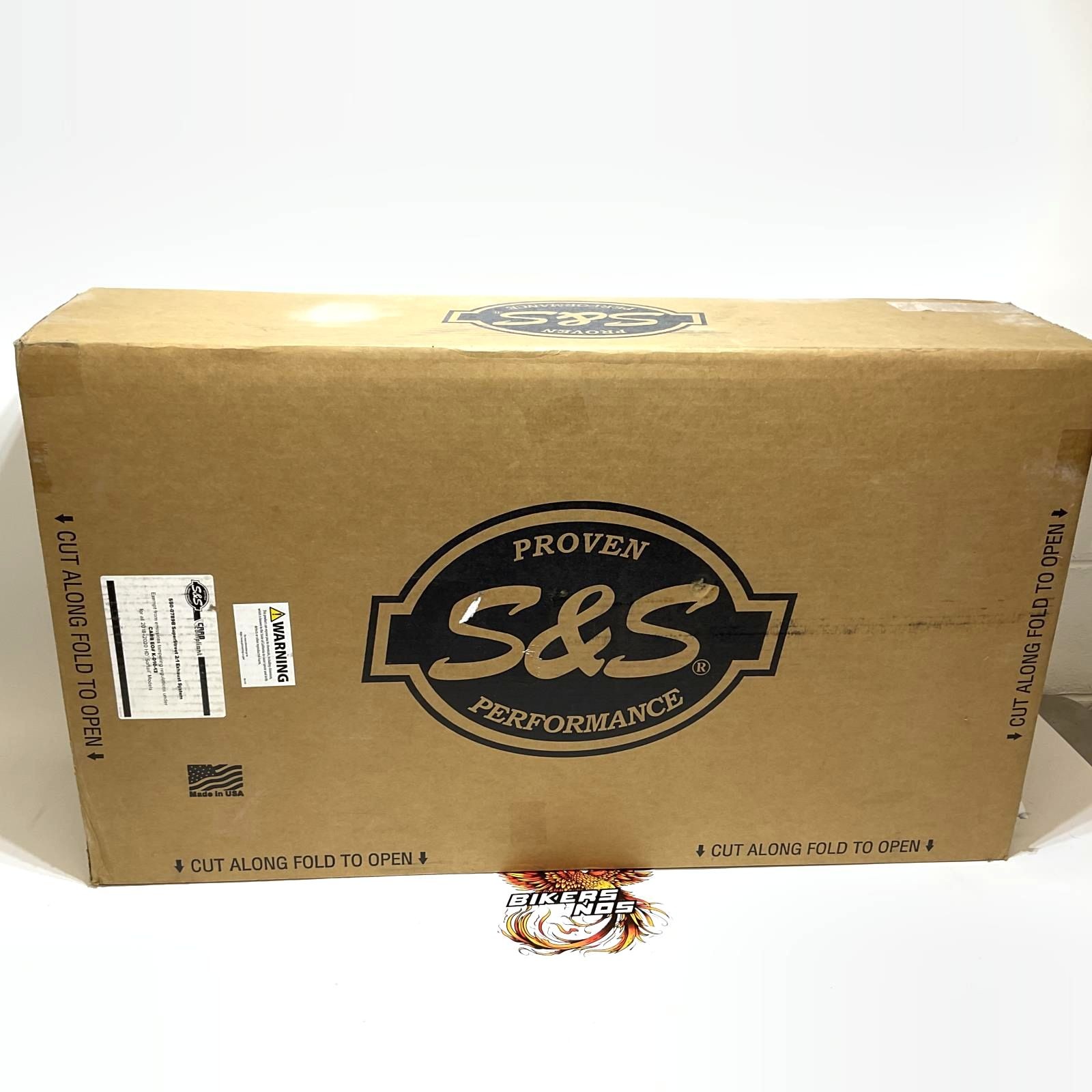 S&S Cycles SuperStreet 2:1 Black 2018-2024 Harley Softail Exhaust 550-0789B