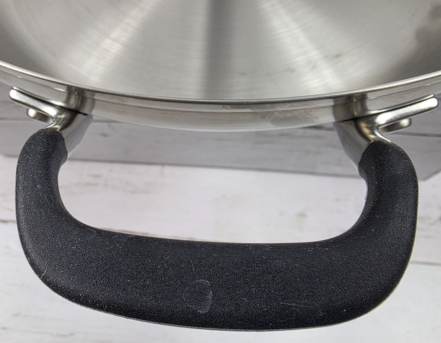 KitchenAid Wok, 12 in. 5 Ply Clad Stainless Steel, Dual Coated Handles, DW Safe