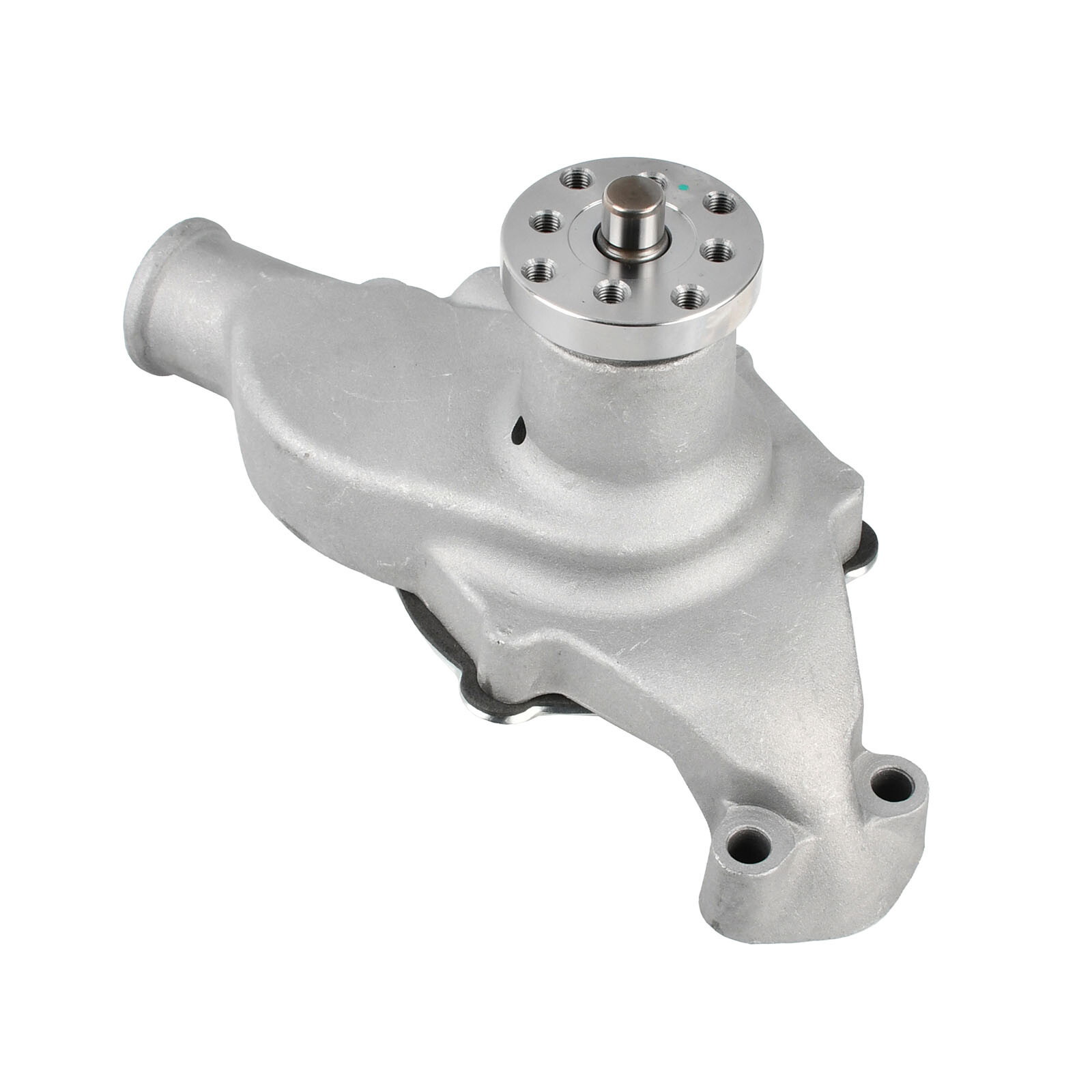 High Volume Satin Short Water Pump For Small Block Chevy SBC 283 305 327 350 400