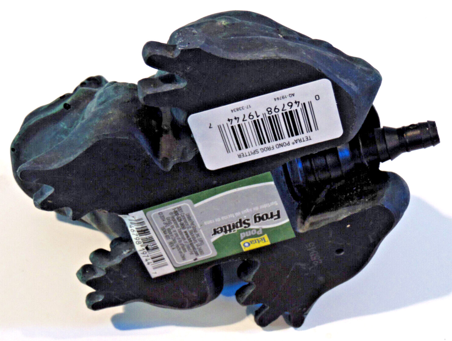 Pond Frog Spitter Tetra Aerator Water Fountain Feature 6" Decoration