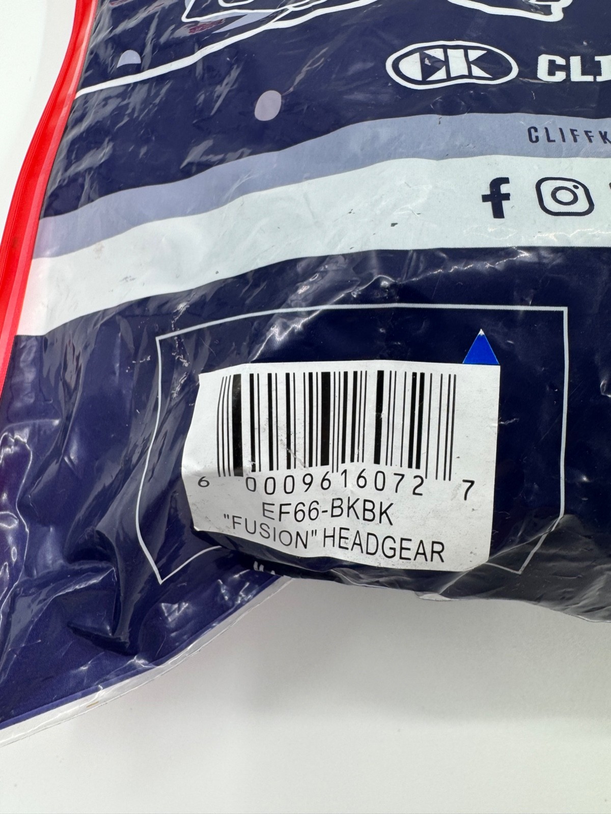 NWT Cliff Keen Fusion Headgear Youth One Size All-Blacked Athletic Wrestling