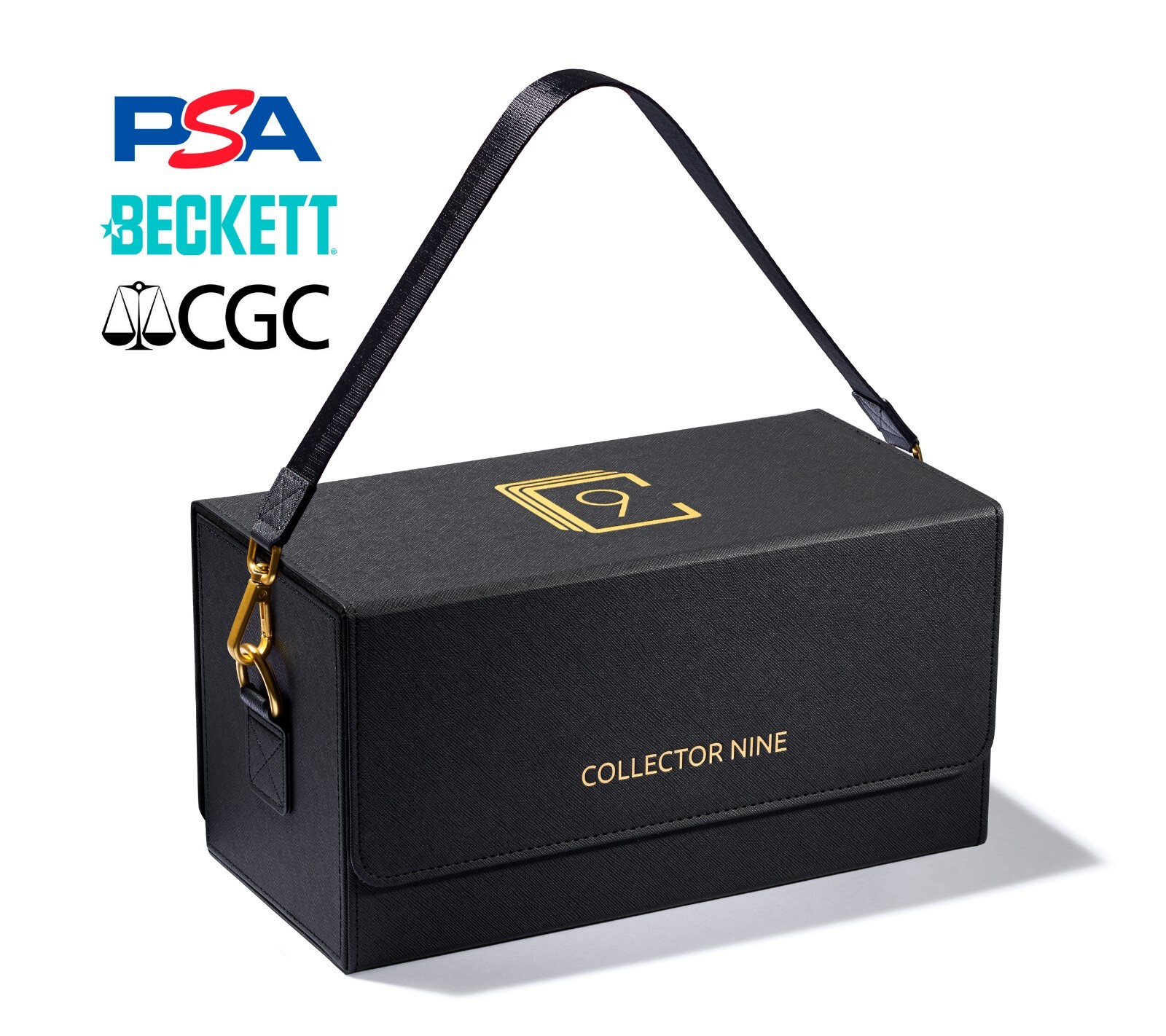 PSA-BGS-CGC Storage Case w/ Slot & Strap Option | Home Travel Magnetic Flip Box