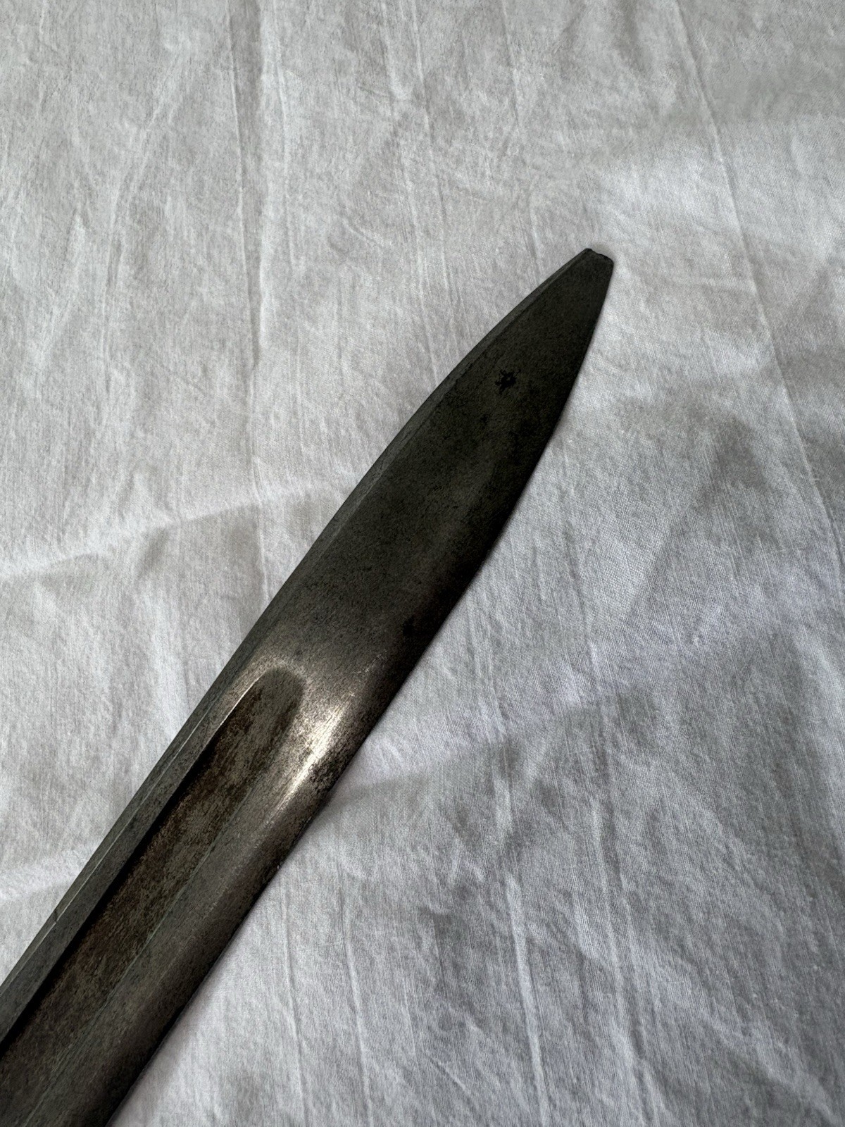 Swiss Vetterli Neuhausen Saw back Bayonet S.J.C. NEUHAUSEN 24"