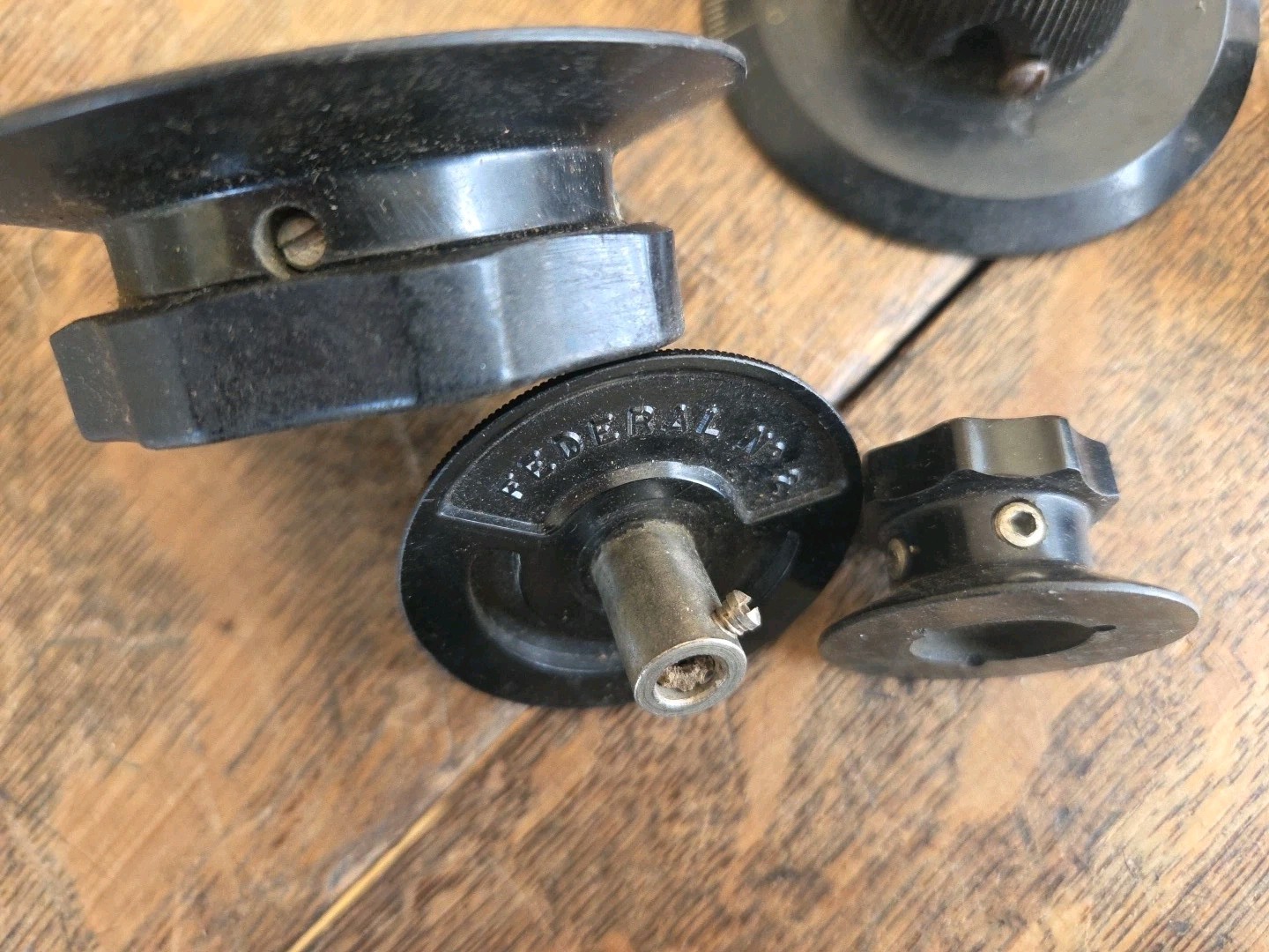 Vintage Lot Of Radio Tuning Condensers, Rheostats, Knobs Etc. Early Radios