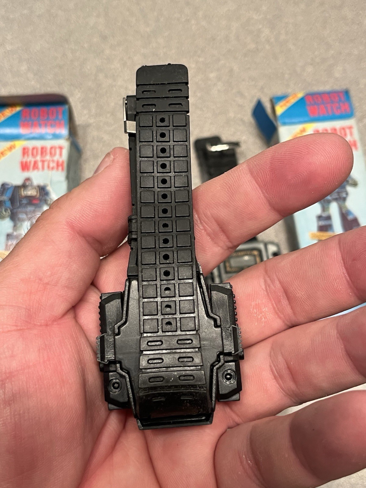 Vintage 1980's Robot Watch Transformer Hong Kong Open With Box Lot