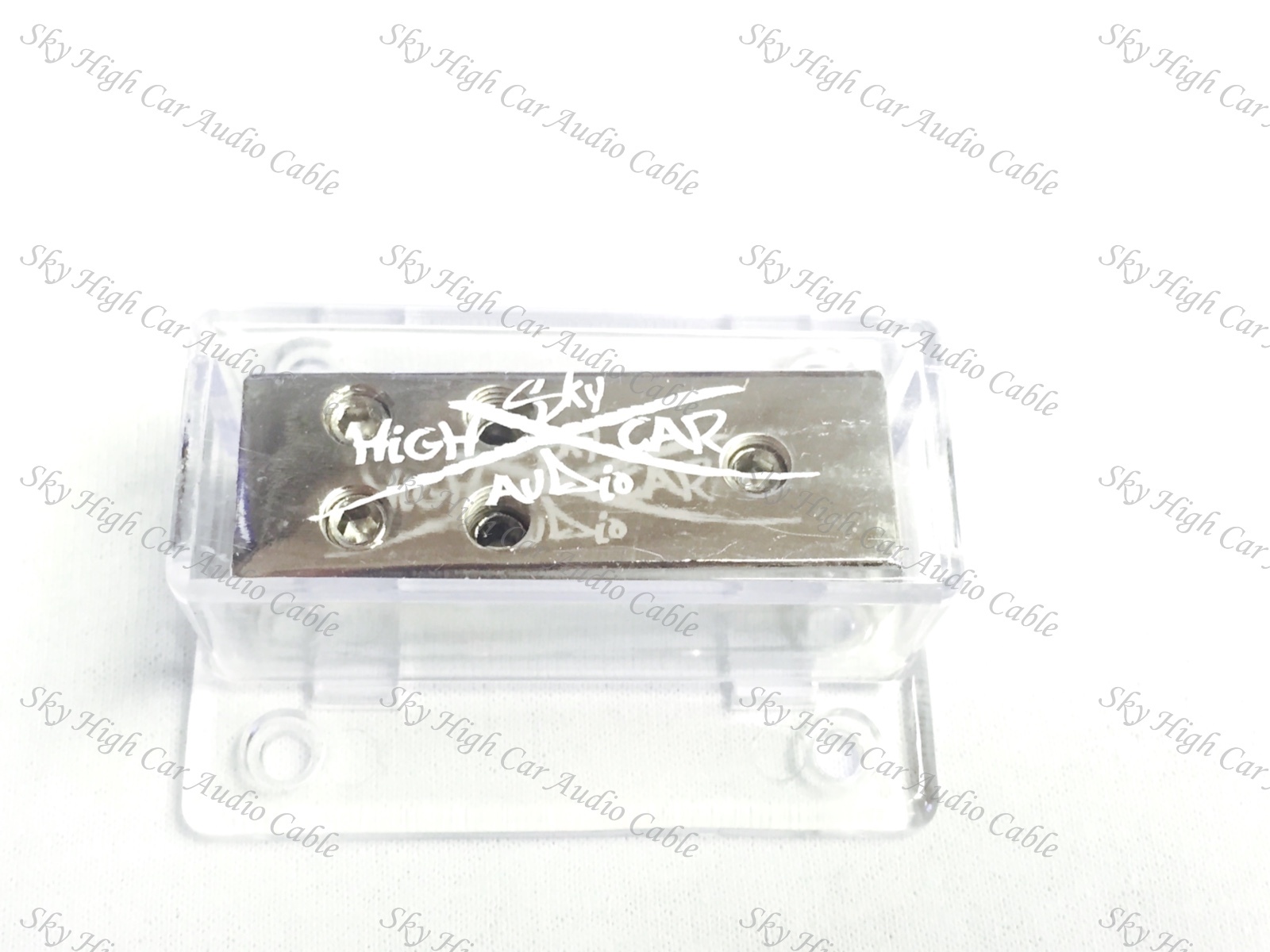 Sky High Car Audio (1) 4 gauge to (4) 8 ga Distribution Block Car Audio Distro