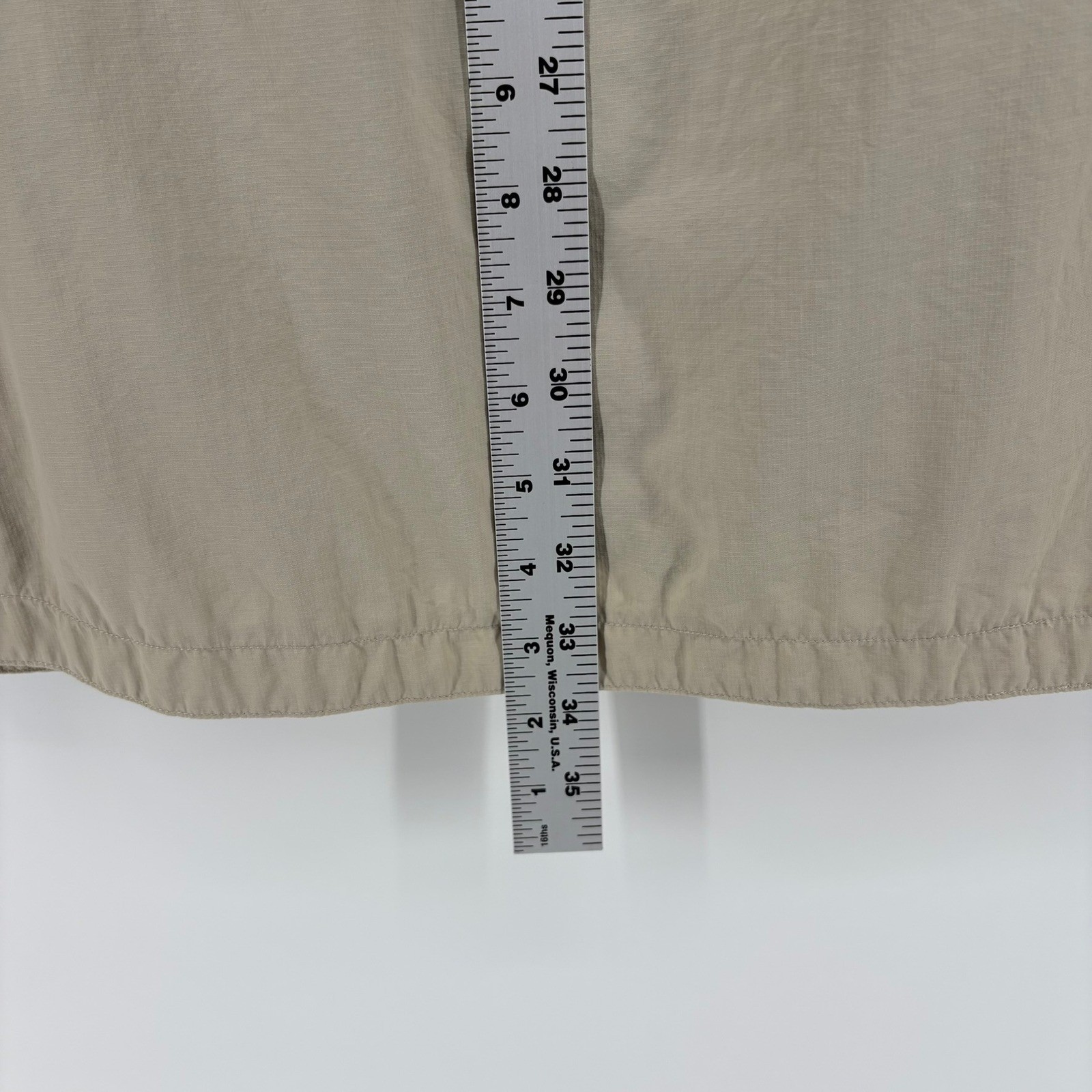 Columbia Titanium Long Sleeve Button Up Shirt Men's XXL Tan Fishing Outdoor