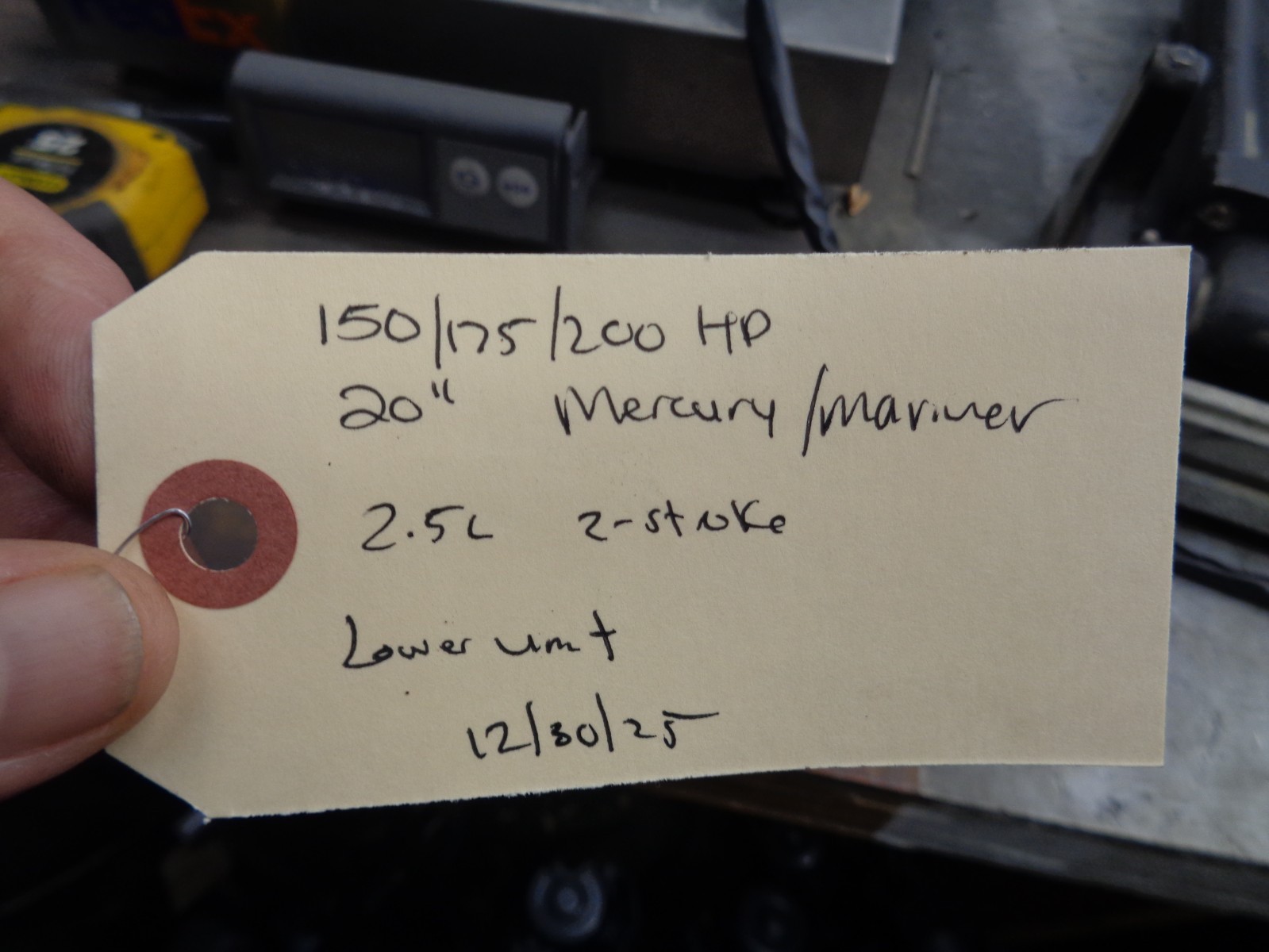 USED 135/150/175/200 hp 20" MERCURY OUTBOARD LOWER UNIT-2.0-2.4-2.5-gearcase