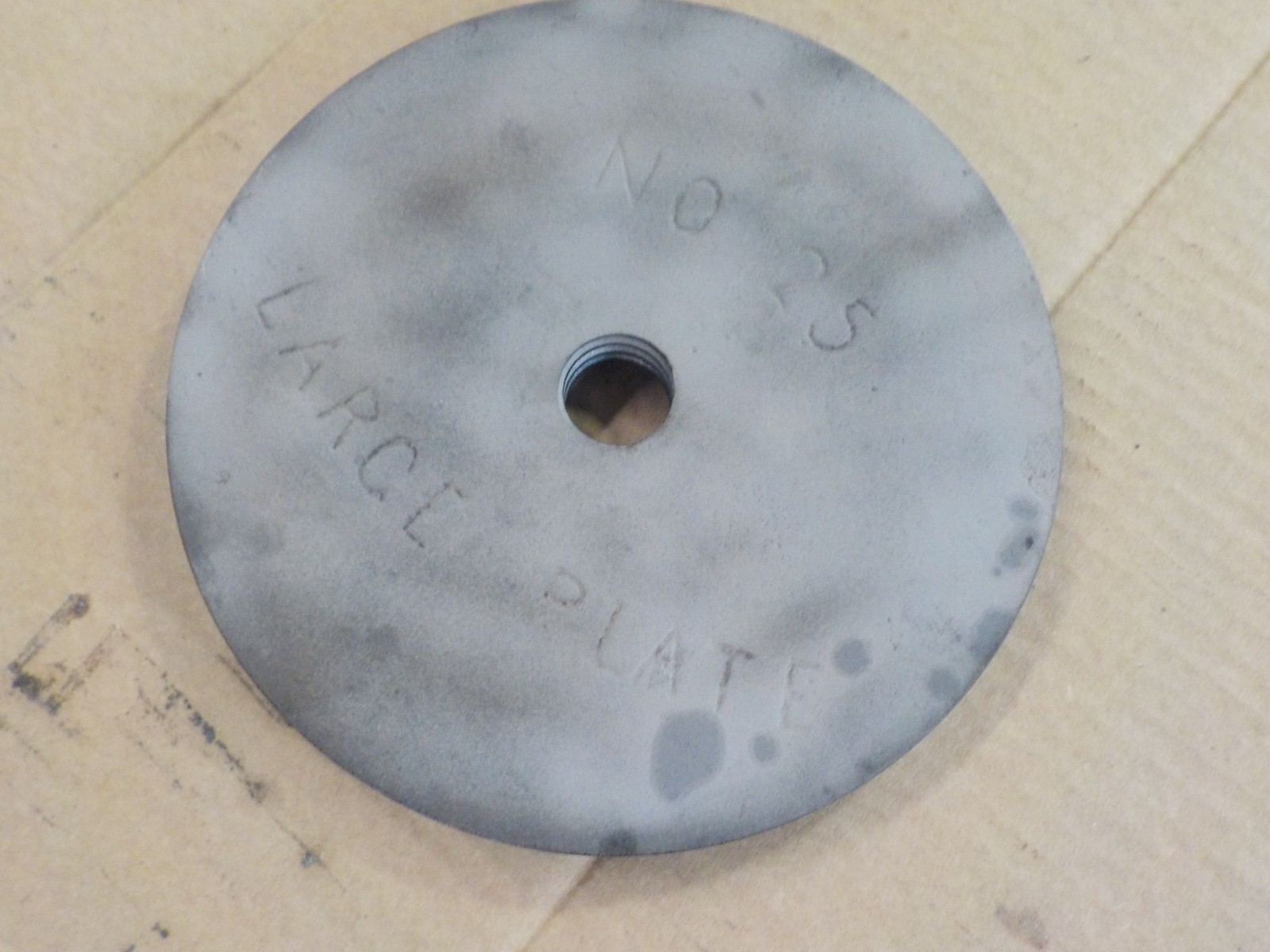 ENTERPRISE ORIGINAL 4 QT LARGE PLATE SAUSAGE STUFFER LARD FRUIT CIDER PRESS 2078