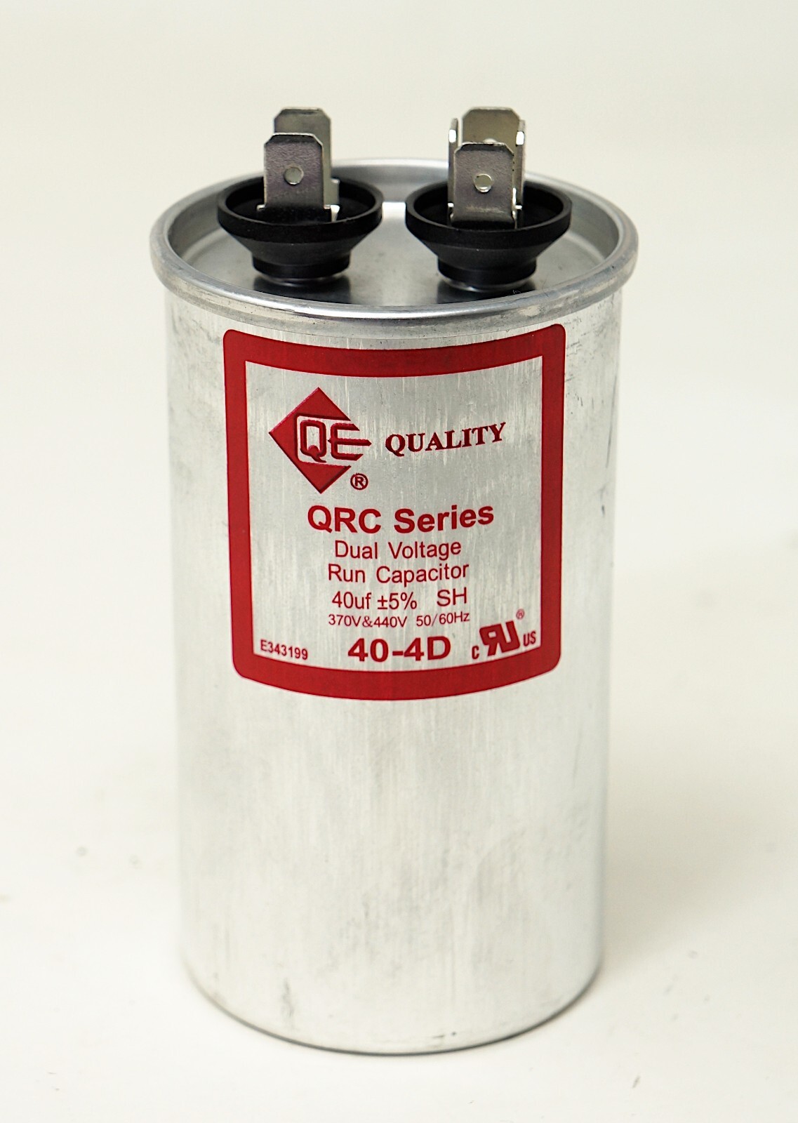 QE Quality 40 MFD Motor Run Capacitor 370 / 440 VAC