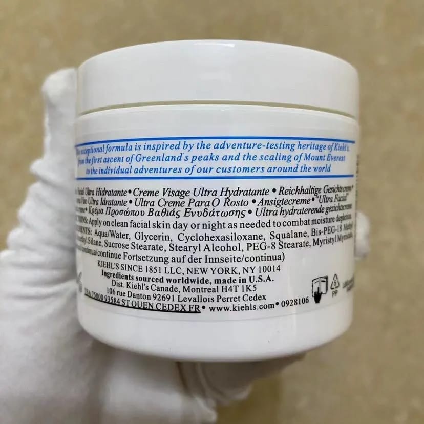 Kiehl's Ultra Facial Cream - 4.2oz /125 ml -Hydrating 100% LARGE SIZE USA NEW