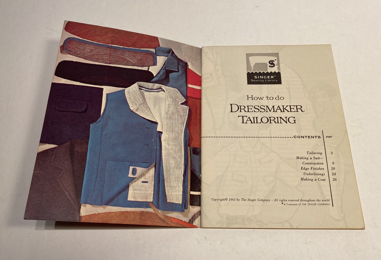 Singer Sewing Library Book No. 118: How to do Dressmaker Tailoring, 1961