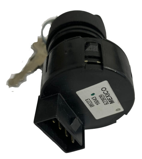 Late Type 3 Pos. Ignition Key Switch Terex Benford Roller / Dumpers 8000-4490