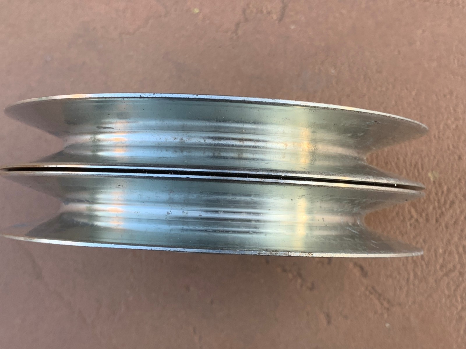 Caroni Finish Mower TC590N, TC710N 135mm Double belt Pulley w/ 25mm bore