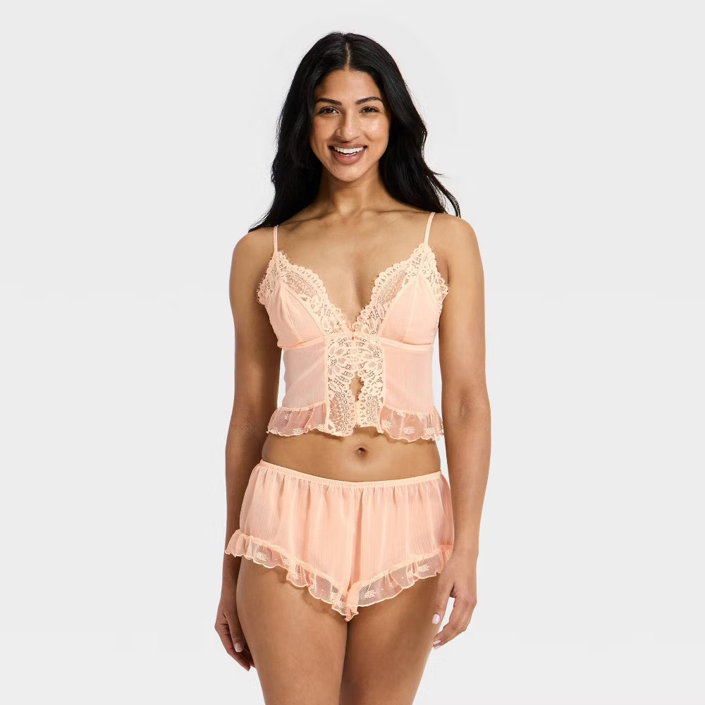 Women's Heirloom Lace Top Set - Auden Sand M