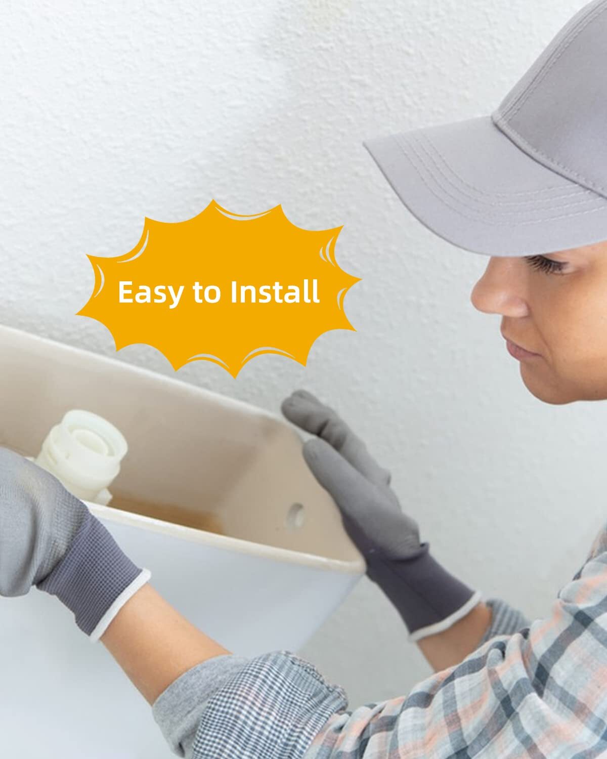 Toilet Tank Flush Lever Handle,Angle Mount Toilet Handle for Kohler K-GP30324-CP