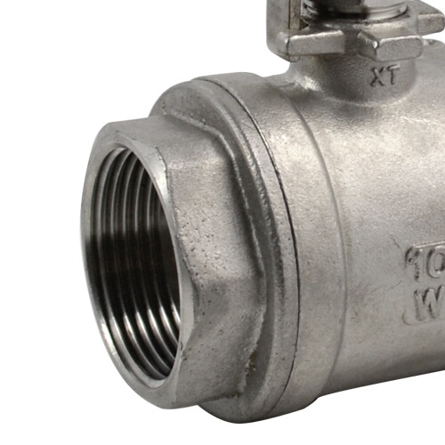 US Stock 1-1/4" 1.25 in NPT Threaded Full Port Ball Valve Stainless Steel SS 316