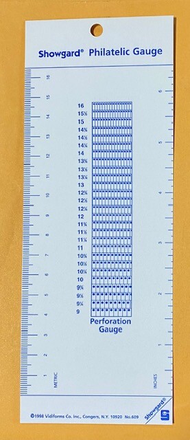 SHOWGARD PHILATELIC and MOUNT GAUGE FREE USA SHIP - measure tool for mount sizes