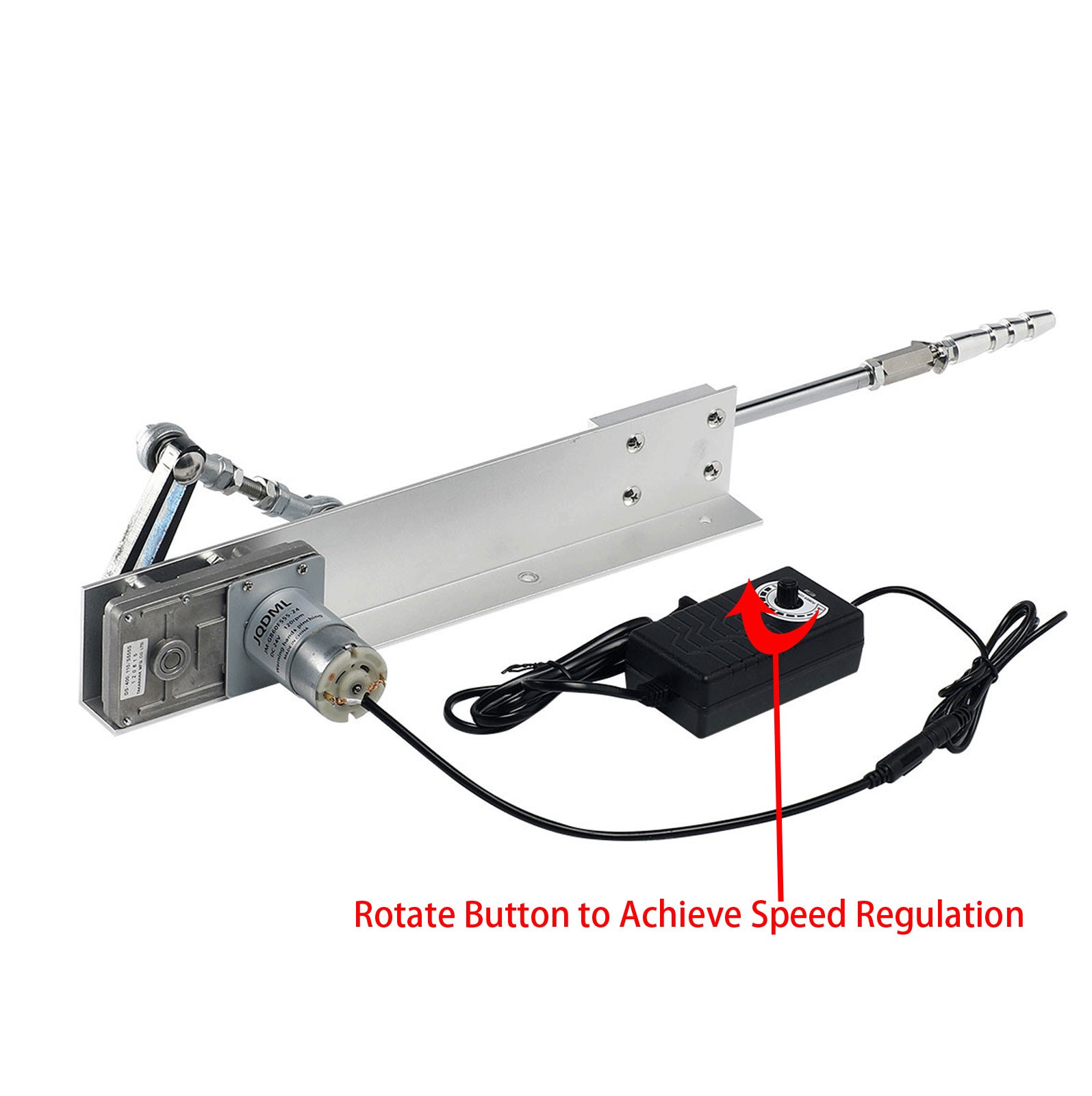 Electric Reciprocating Linear Actuator Motor 24V 120RPM 150mm 6 inch Stroke Fast
